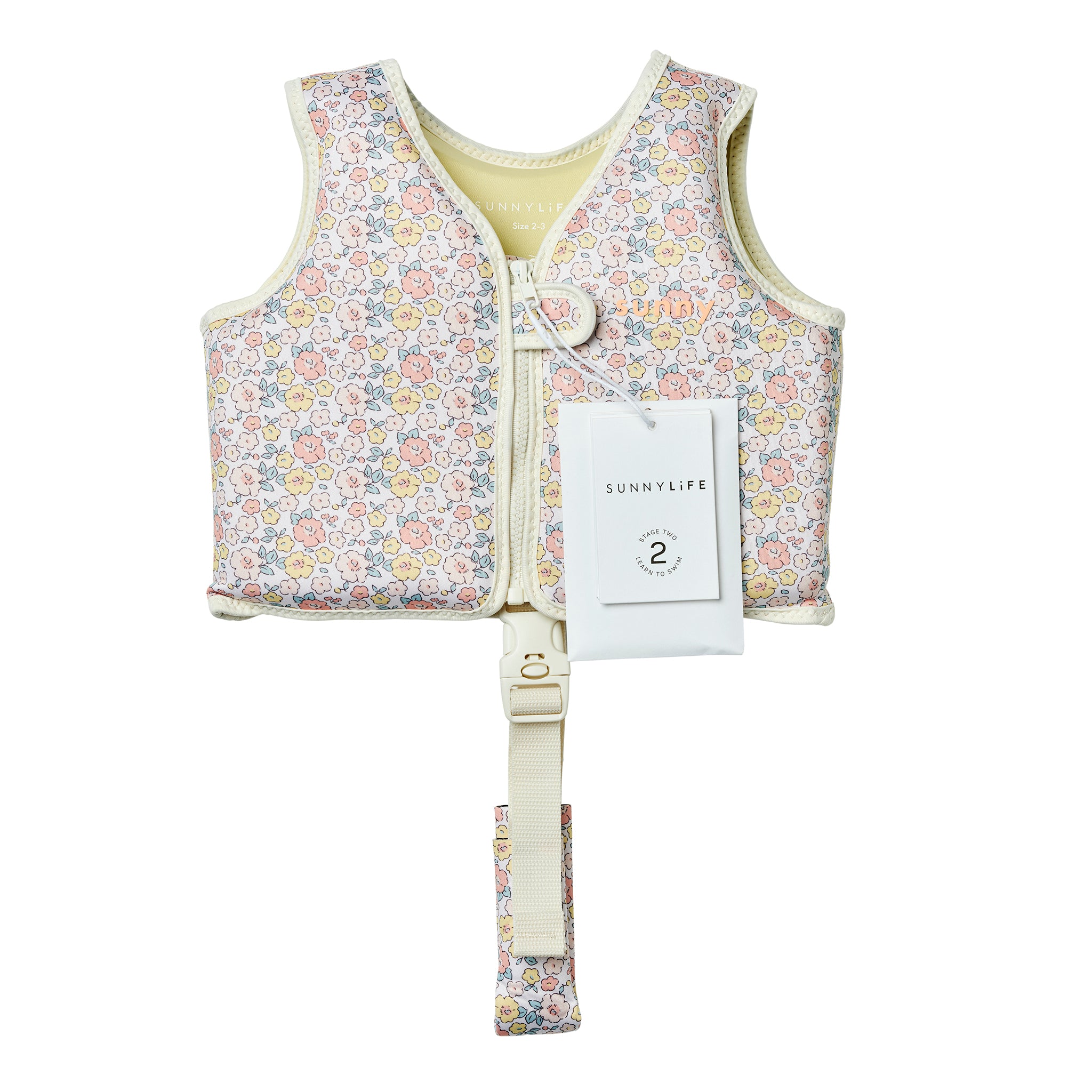 Kids Swim Vest 2-3 - Into the Garden Ditsy Floral