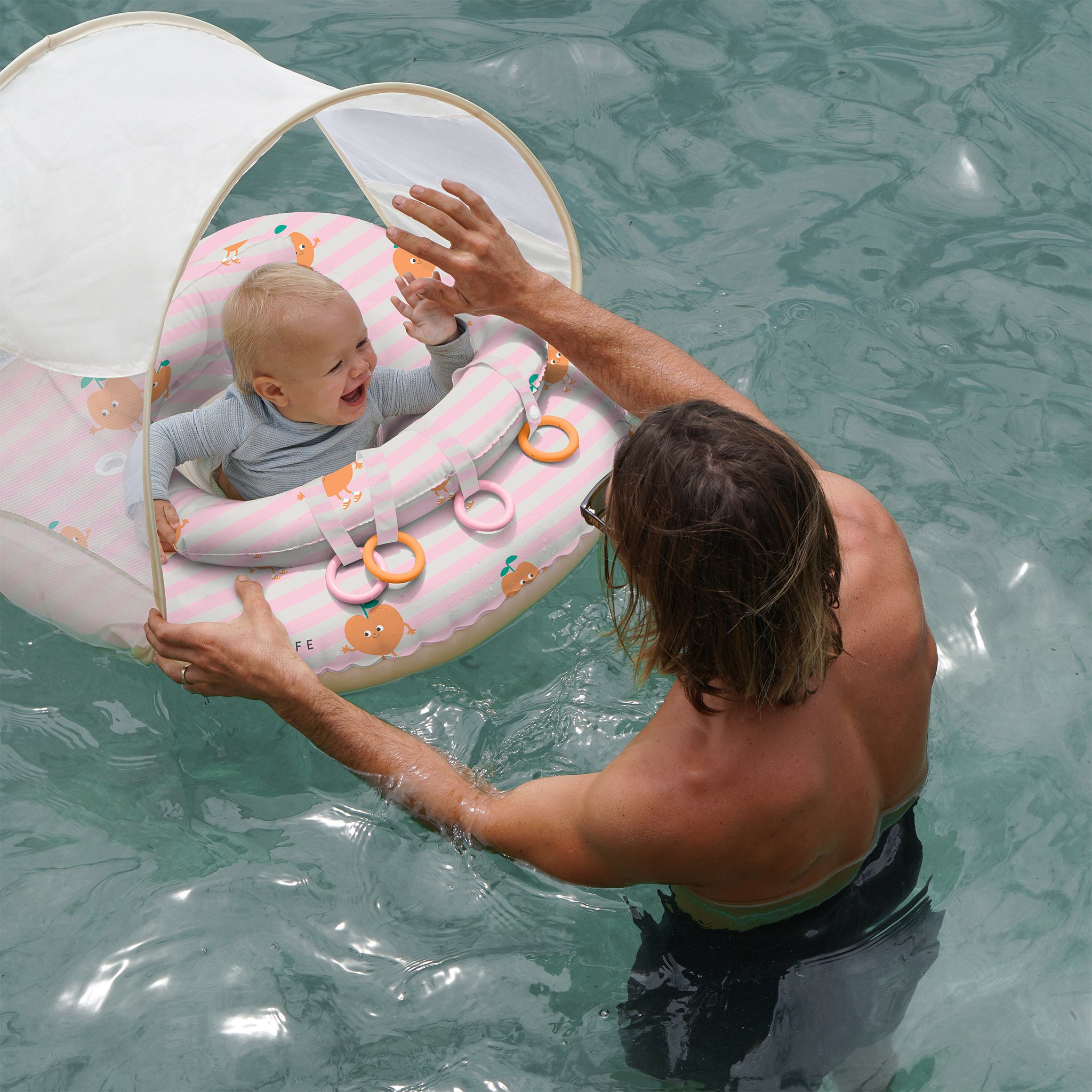 Baby Pool Float With Shade | SUNNYLiFE