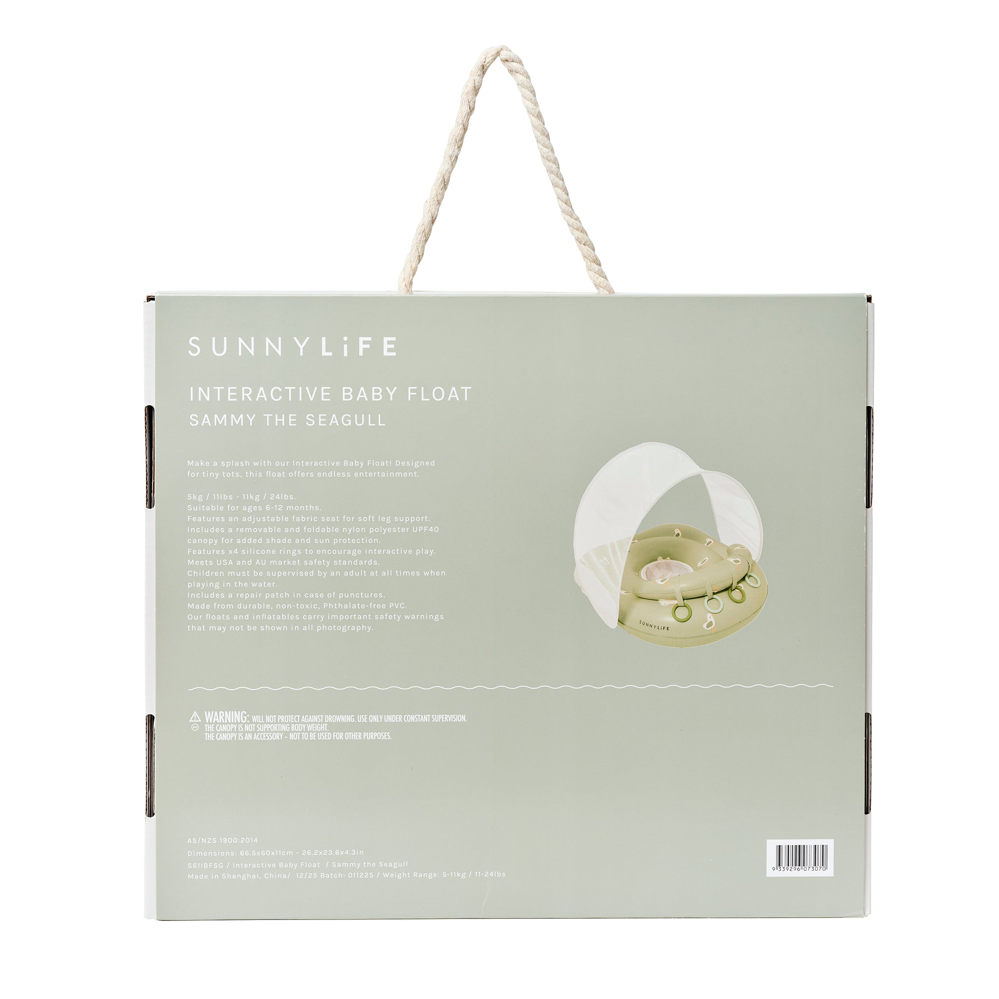 Baby Pool Float With Shade | SUNNYLiFE