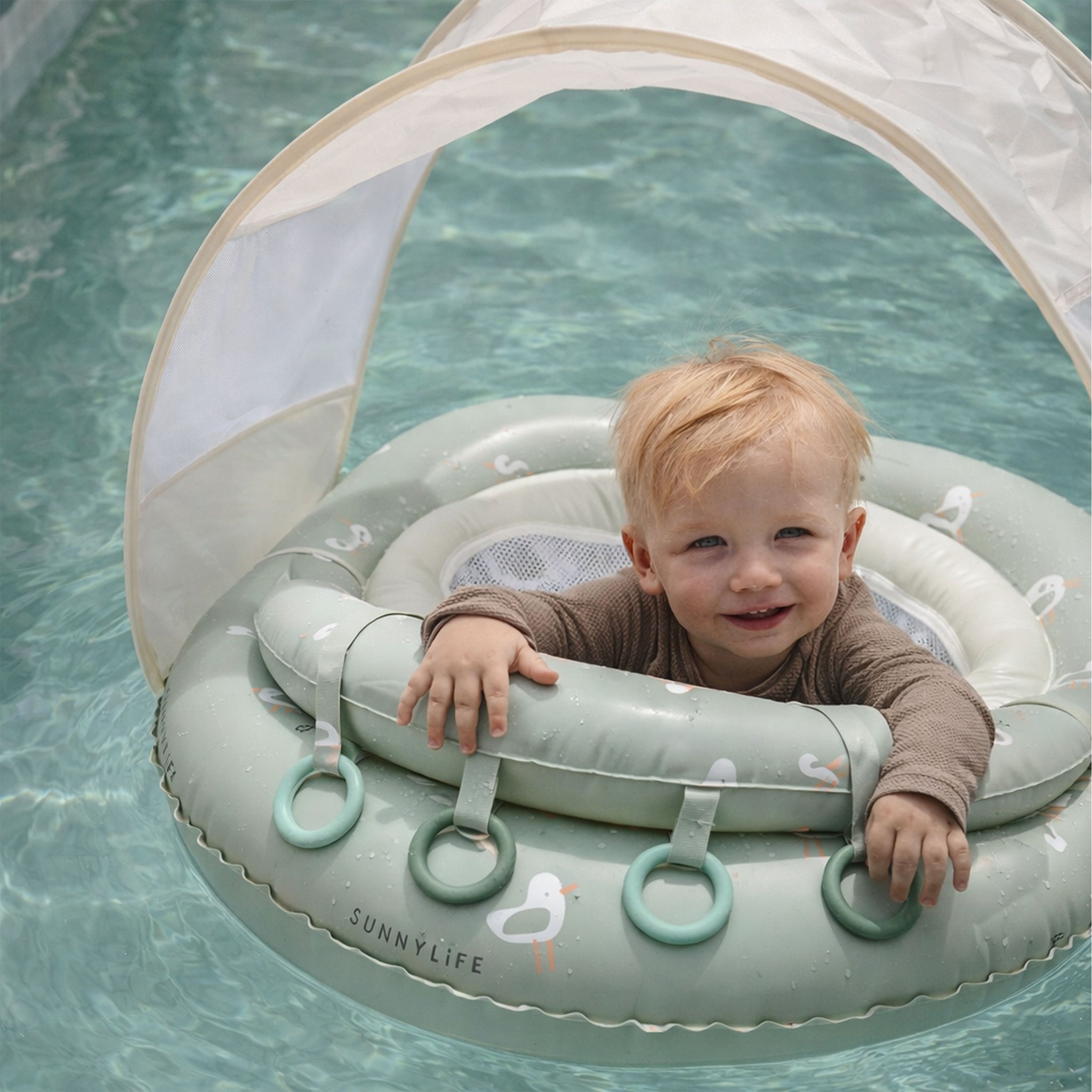 Baby Pool Float With Shade | SUNNYLiFE