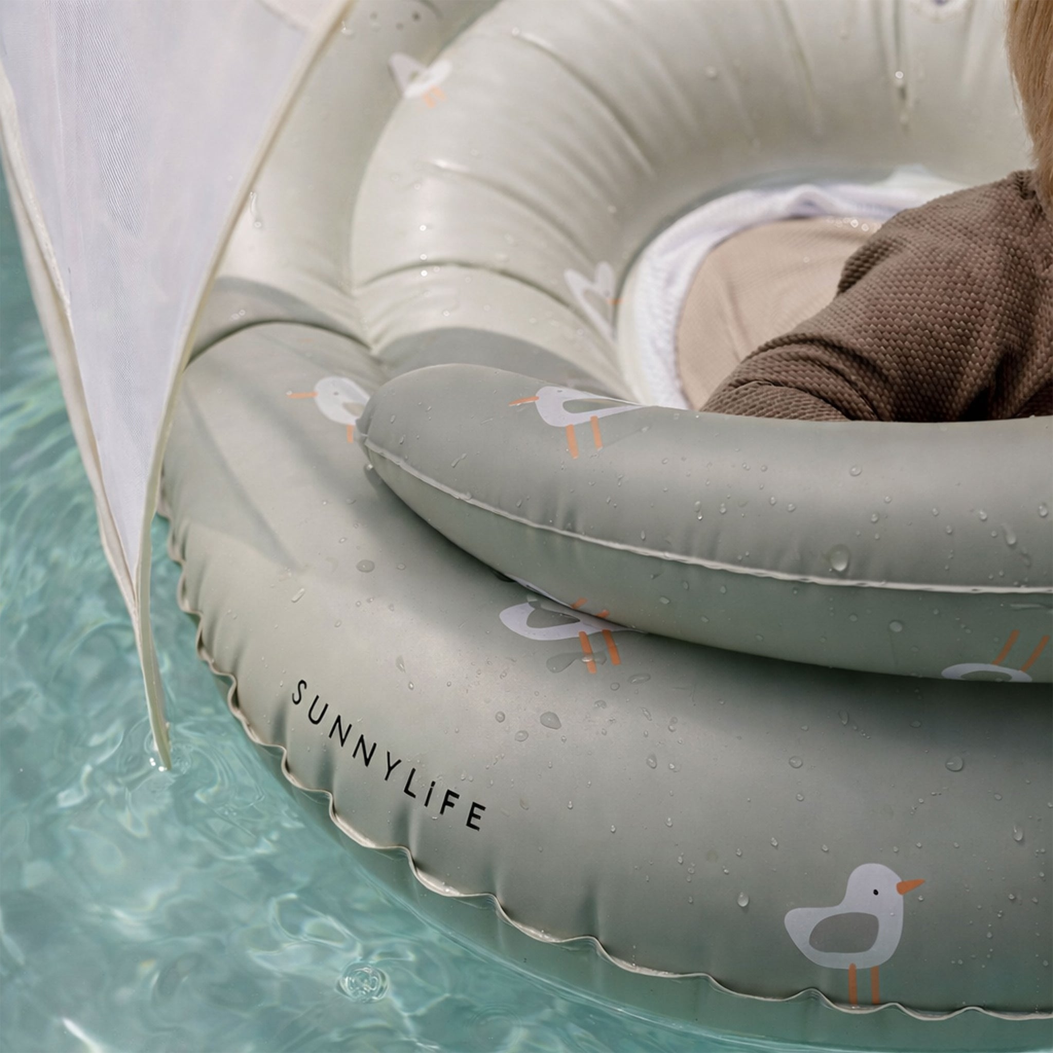 Baby Pool Float With Shade | SUNNYLiFE