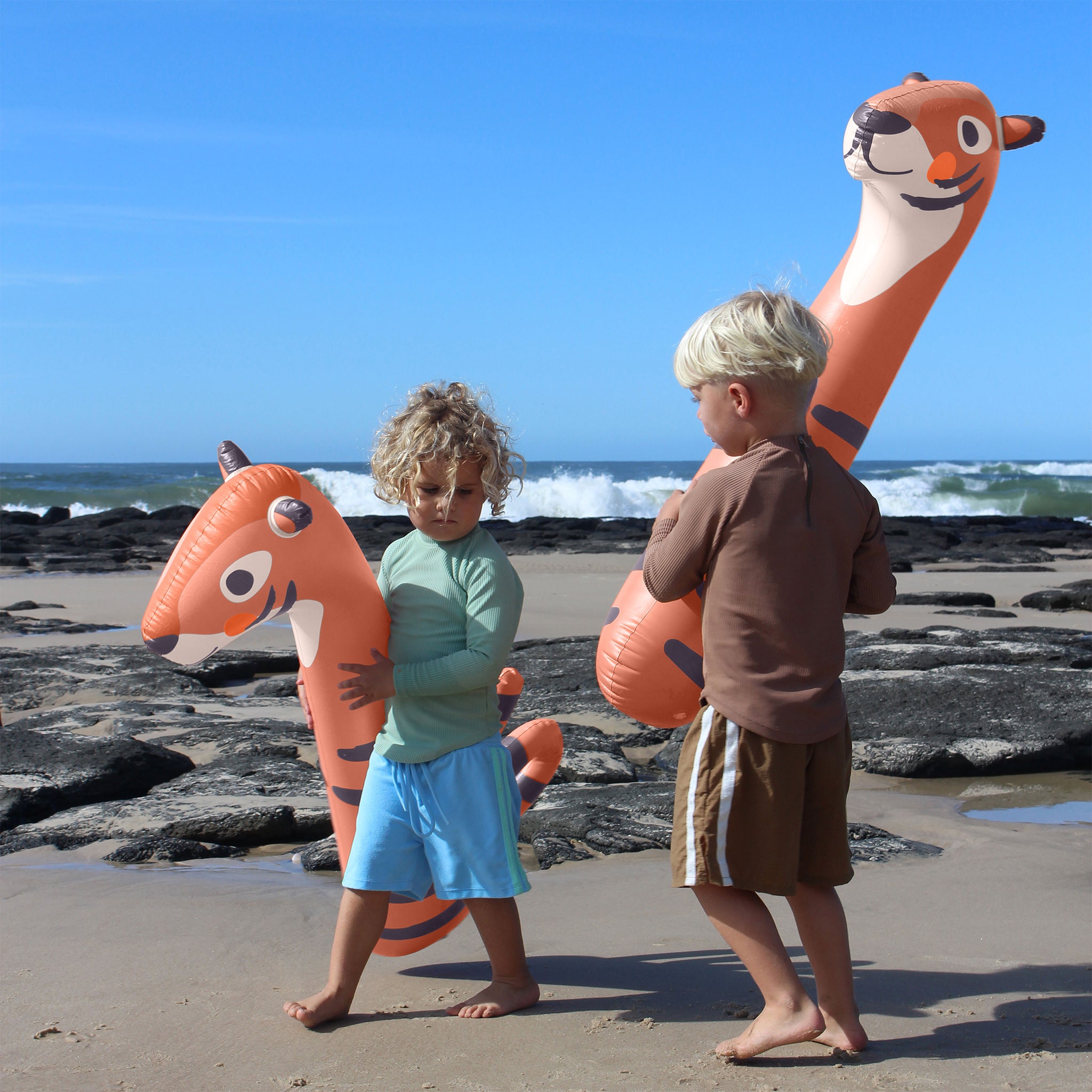 Kids Inflatable Noodle - Tino the Tiger Clay