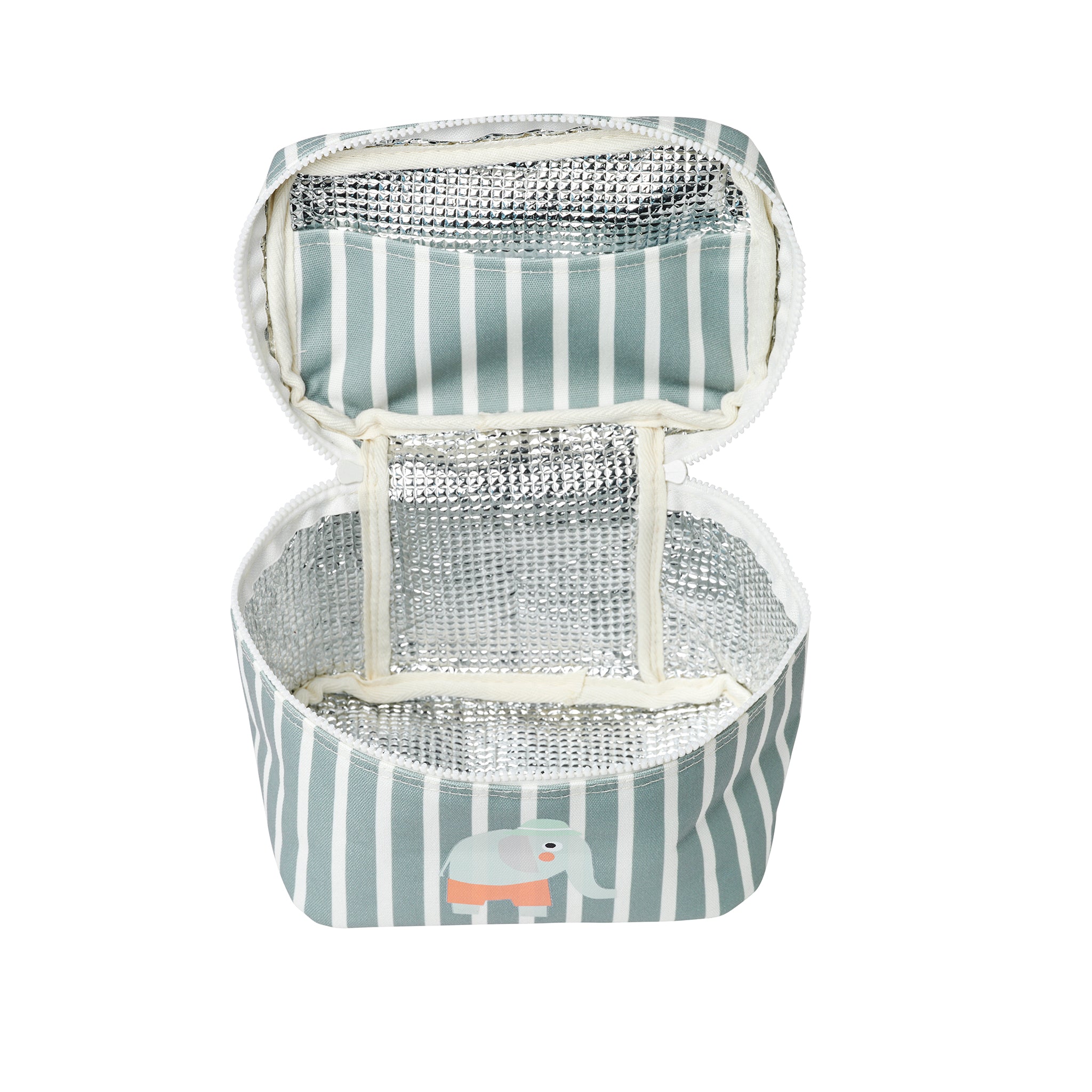 Kids Lunch Bag - Eli the Elephant Green