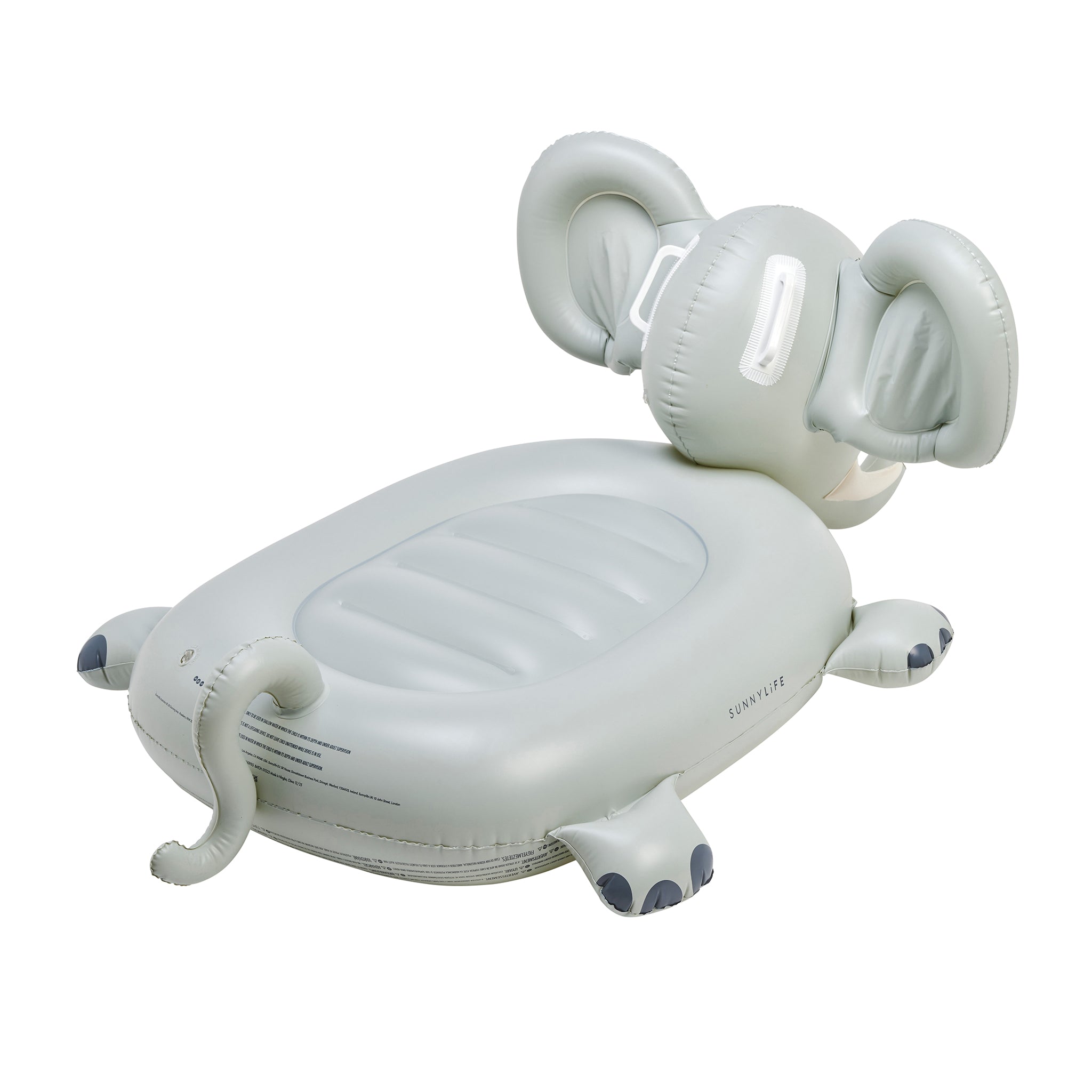 Kids Ride-On Float - Eli the Elephant Grey