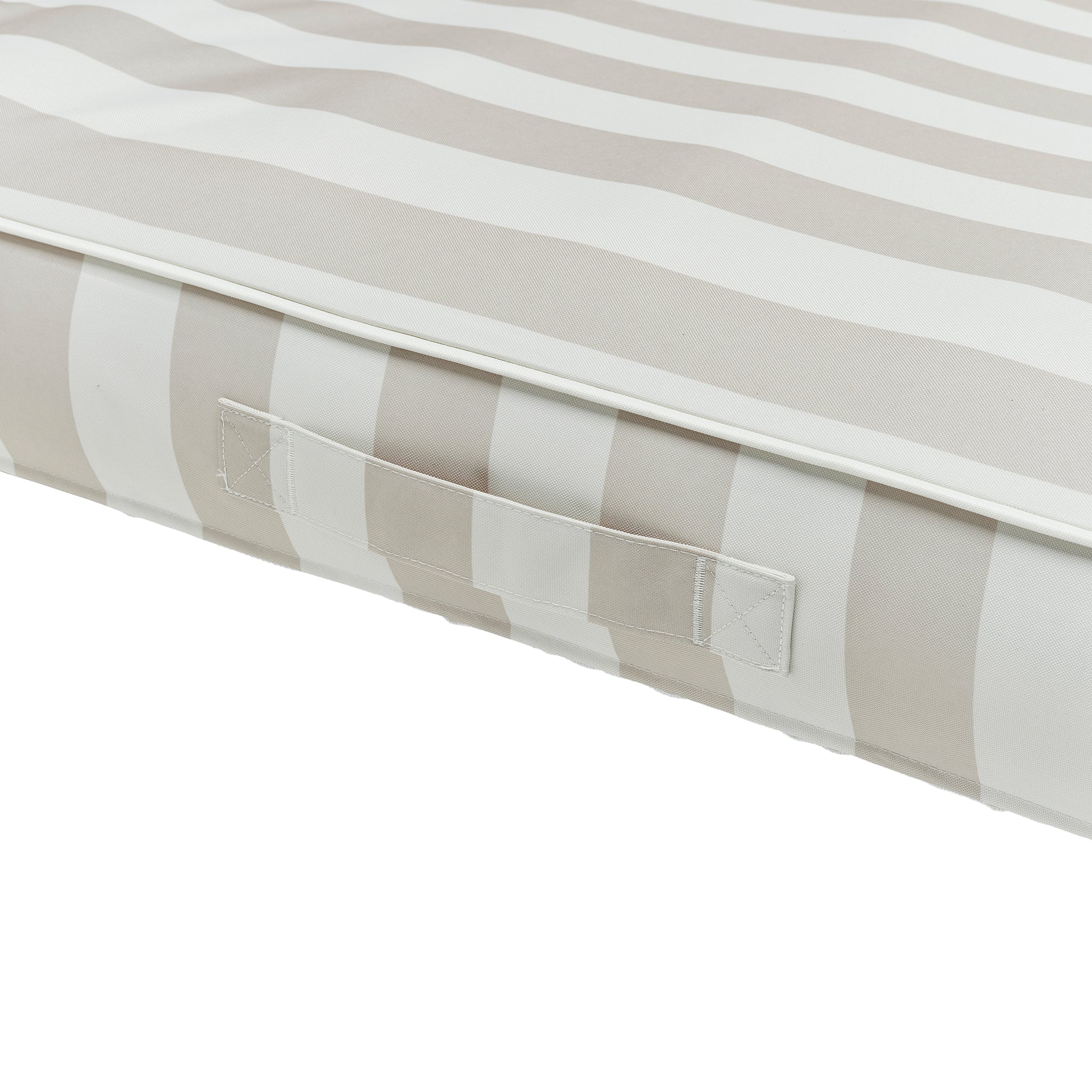 Luxe Double Lounger - Oyster Stripe