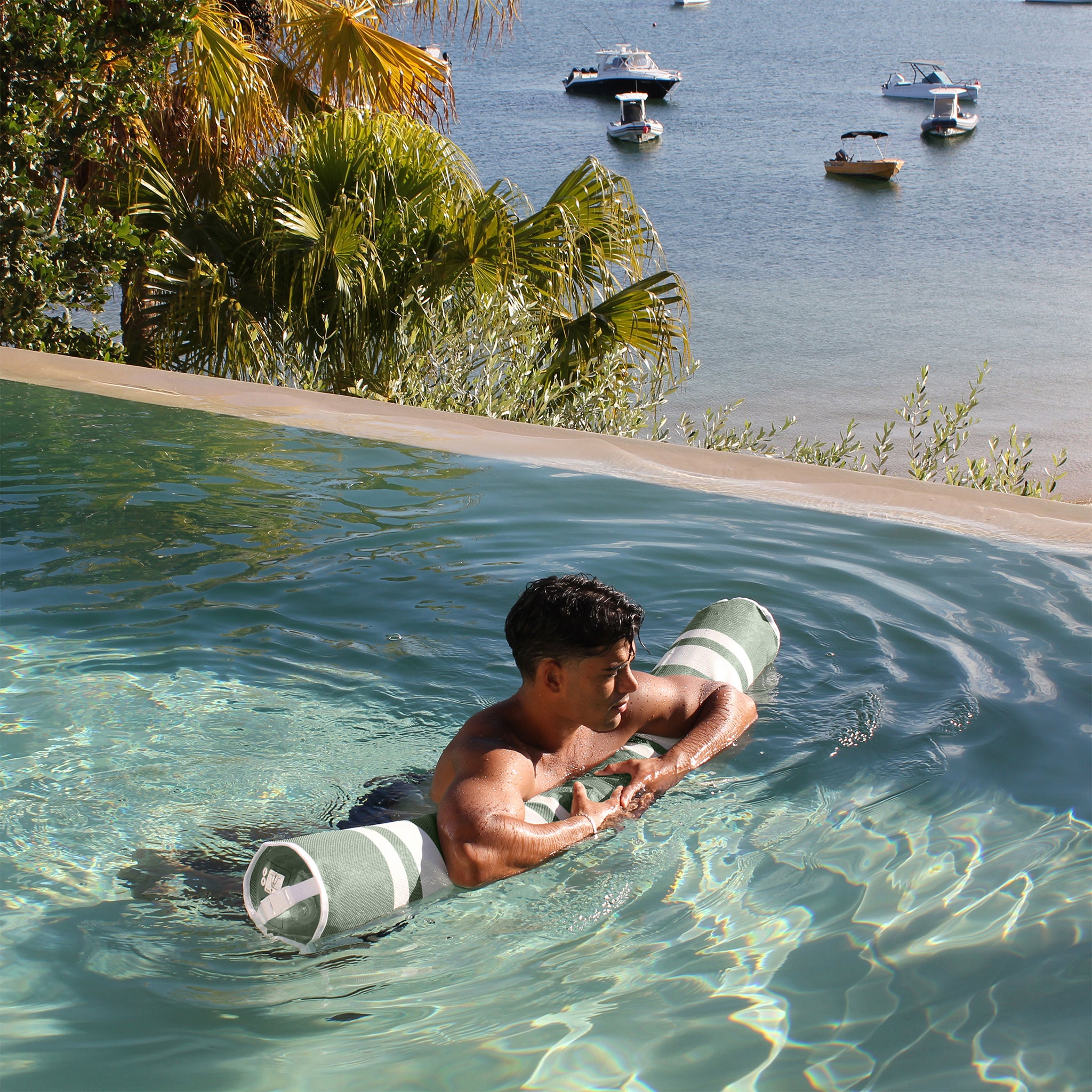 Mesh Pool Noodle - Seagrass Eucalyptus