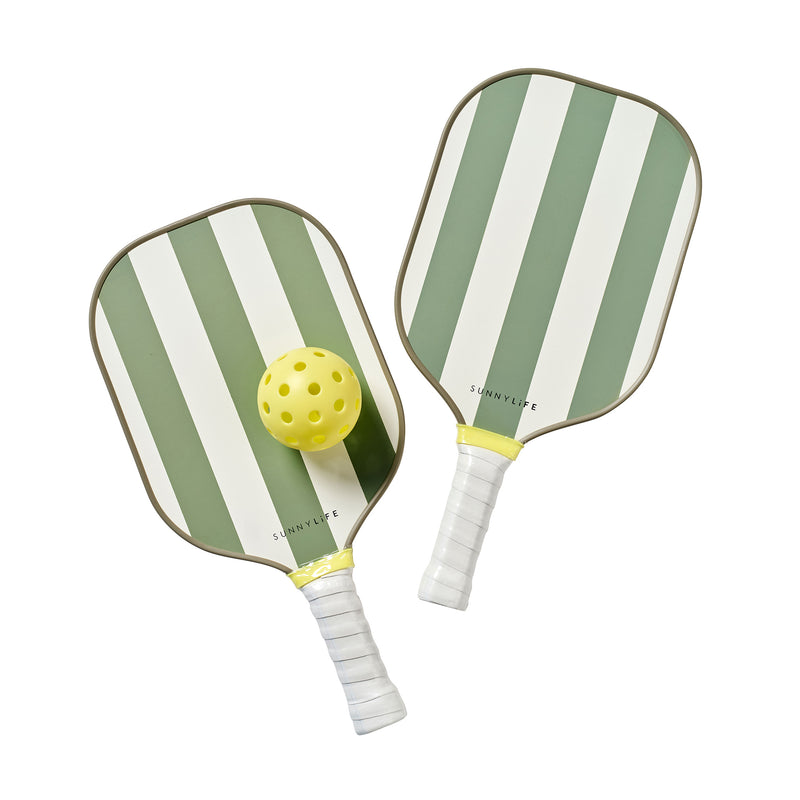 Wooden Pickleball Set - Seagrass Sage
