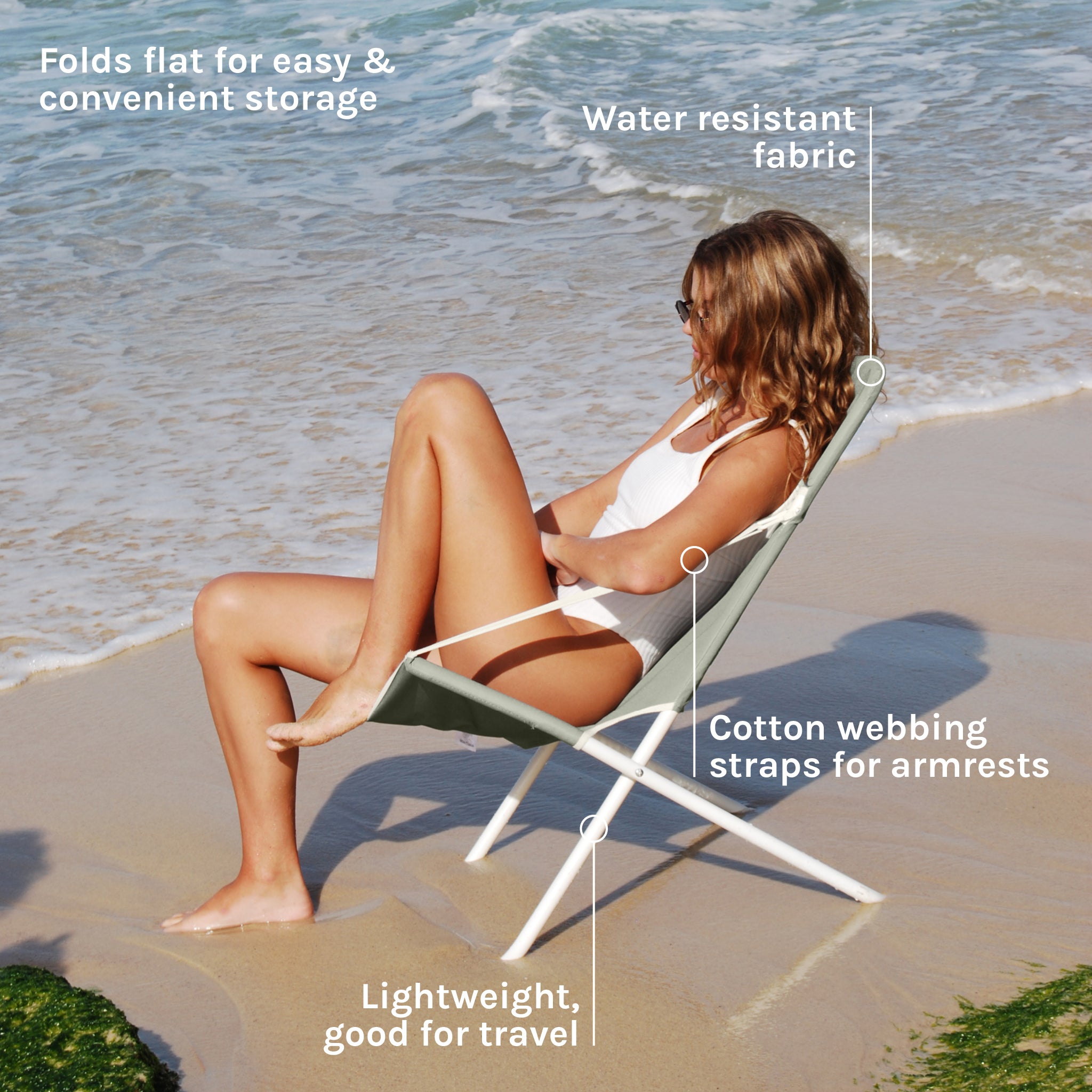 Luxury Folding Sun Chair | SUNNYLiFE