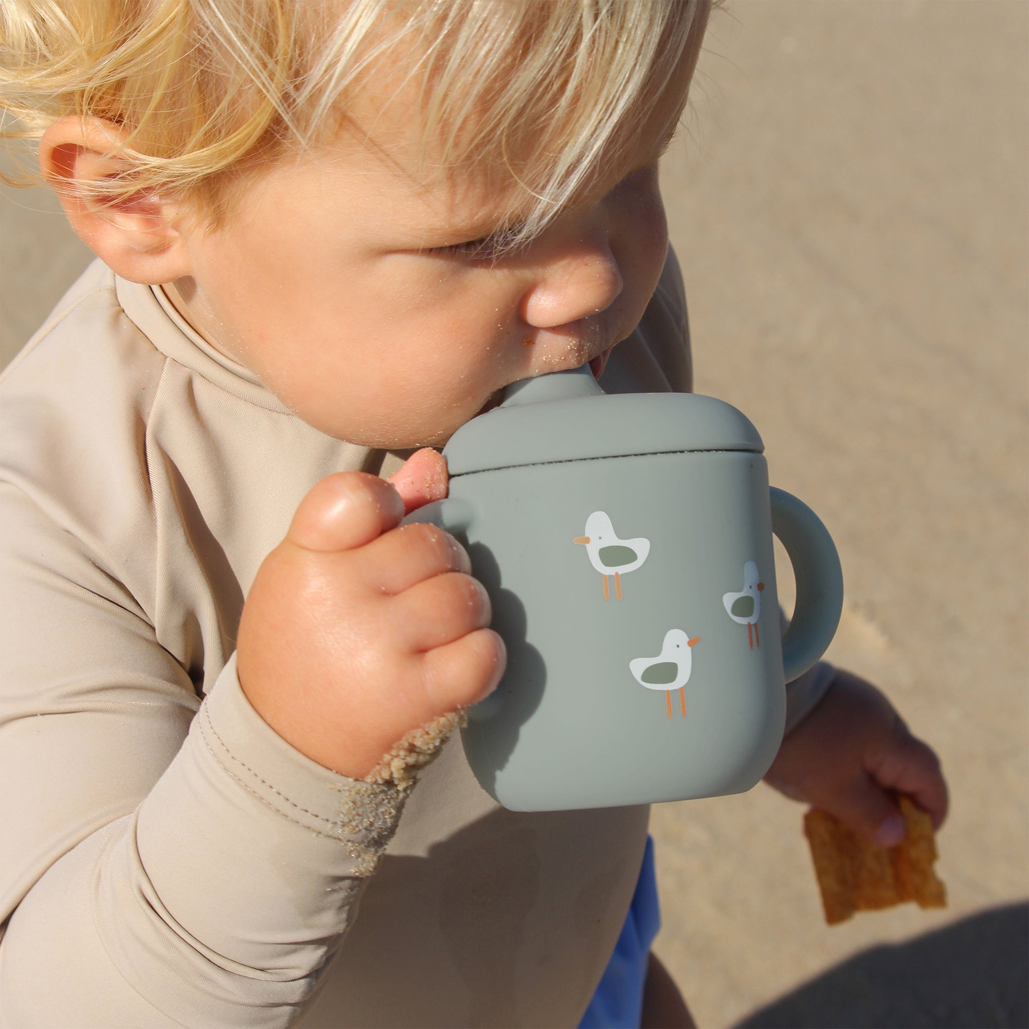 Sippy Cup - Sammy the Seagull Green