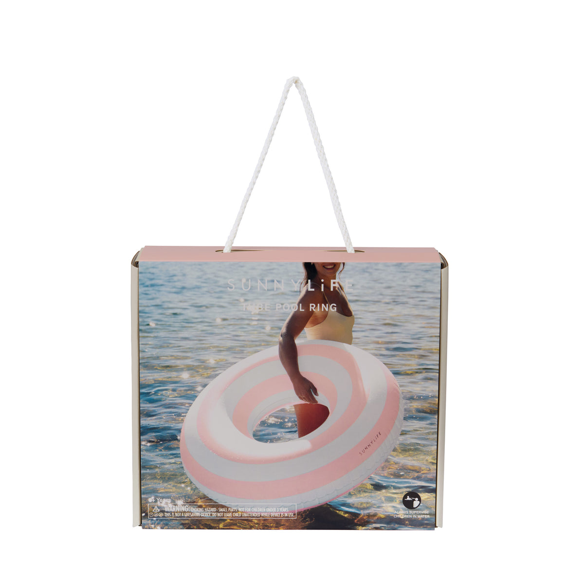 Pool Ring - Pink Clay Circles