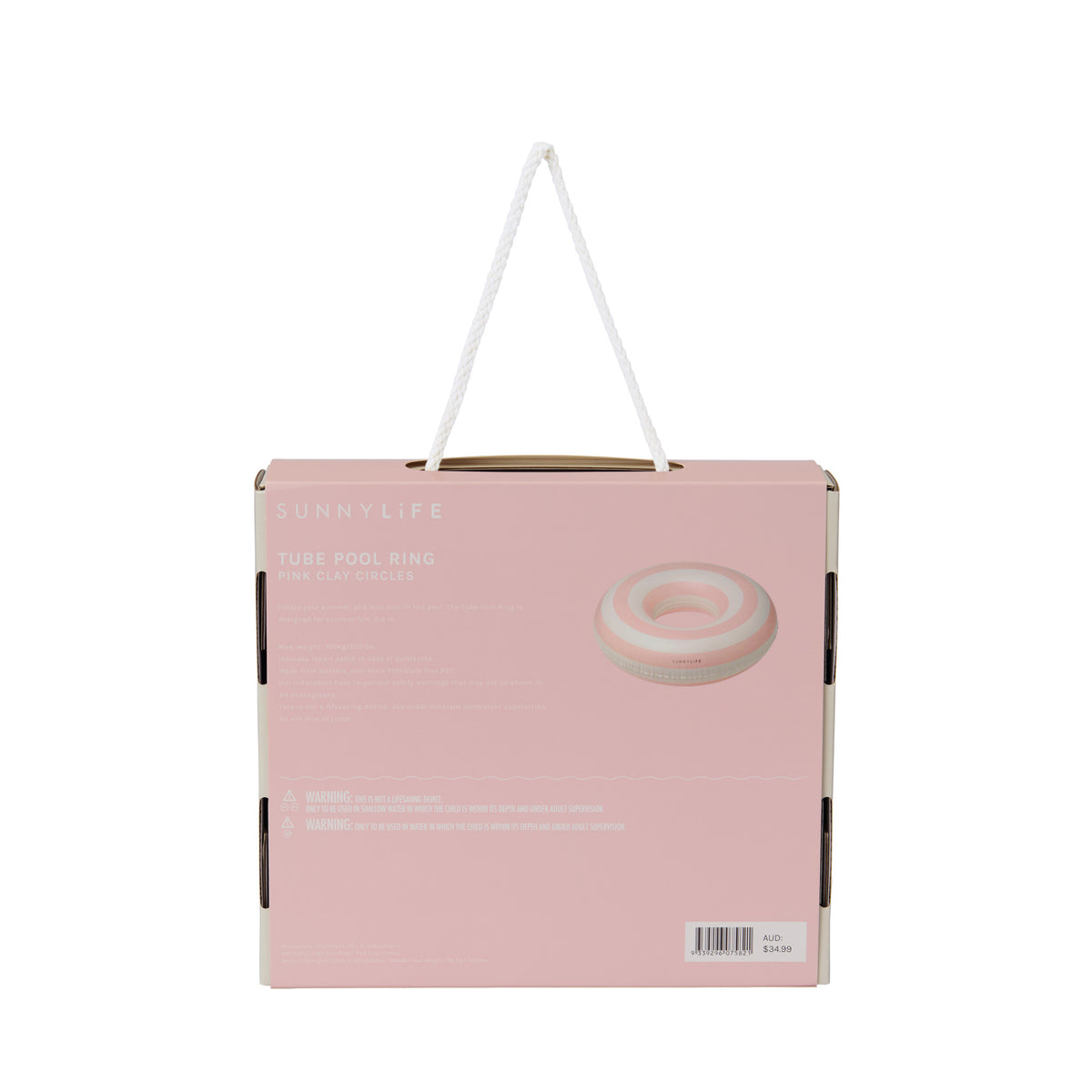 Pool Ring - Pink Clay Circles