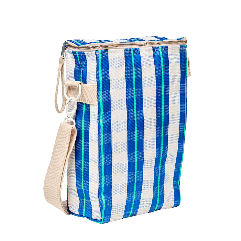 Cooler Drinks Bag | La Mer Blue Neon