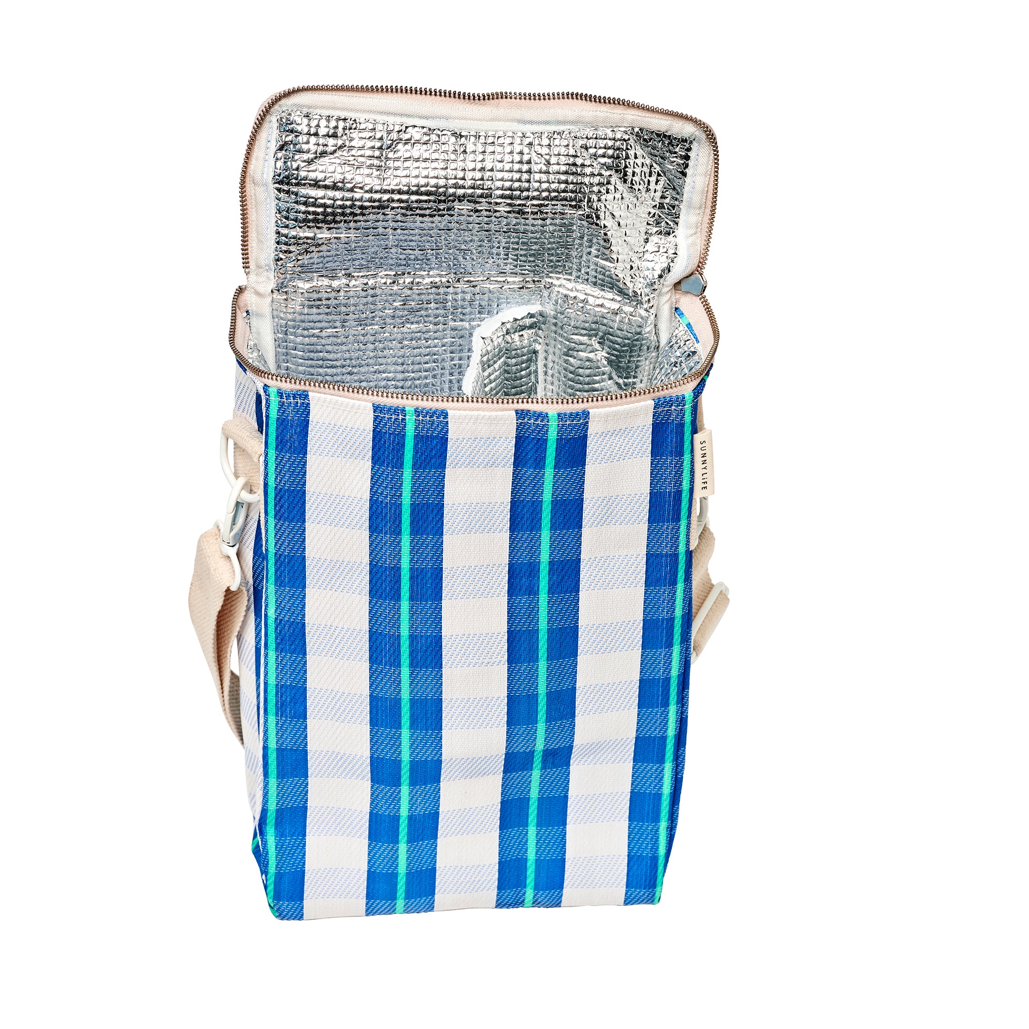 Cooler Drinks Bag | La Mer Blue Neon
