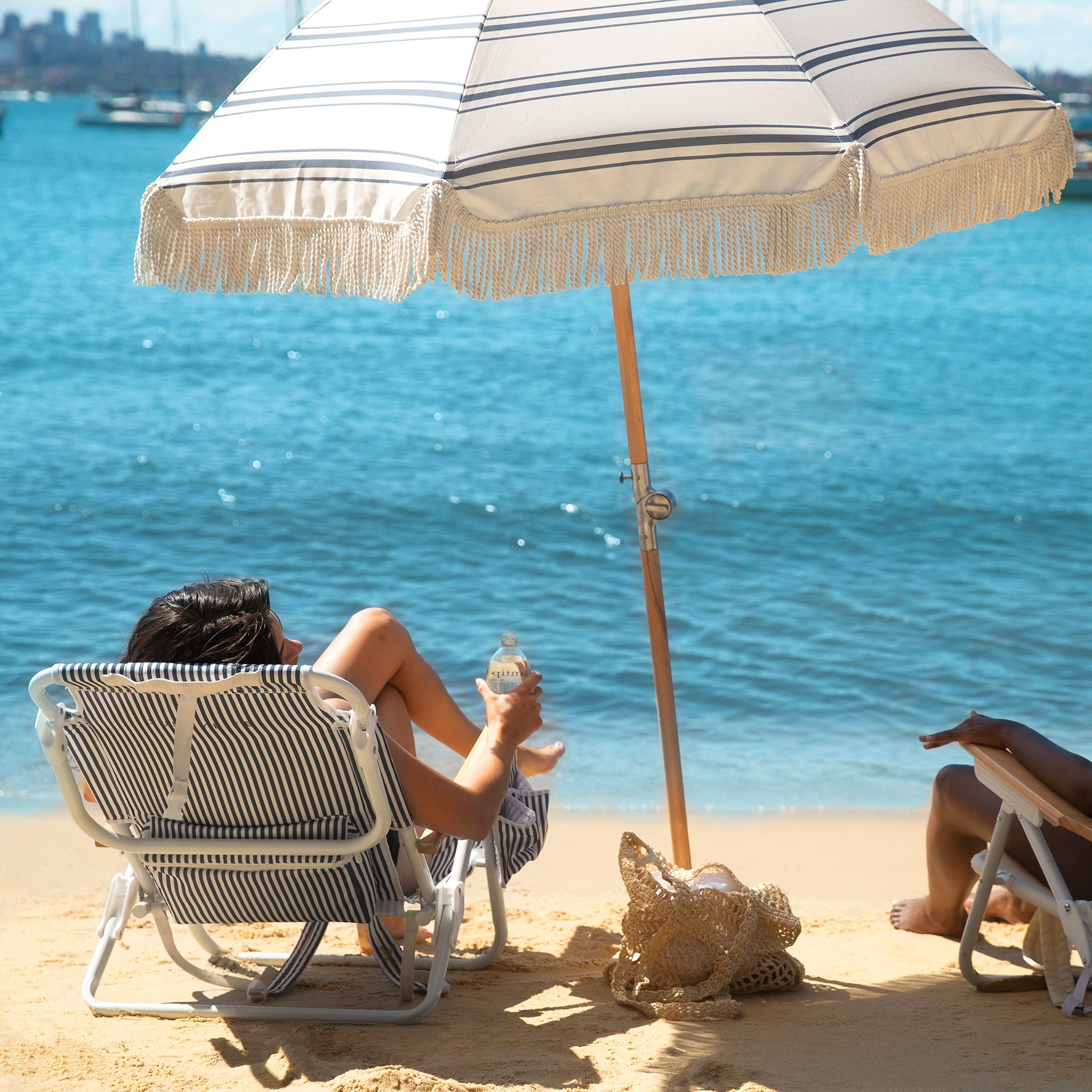 Luxe Beach Chair | The Resort Coastal Blue