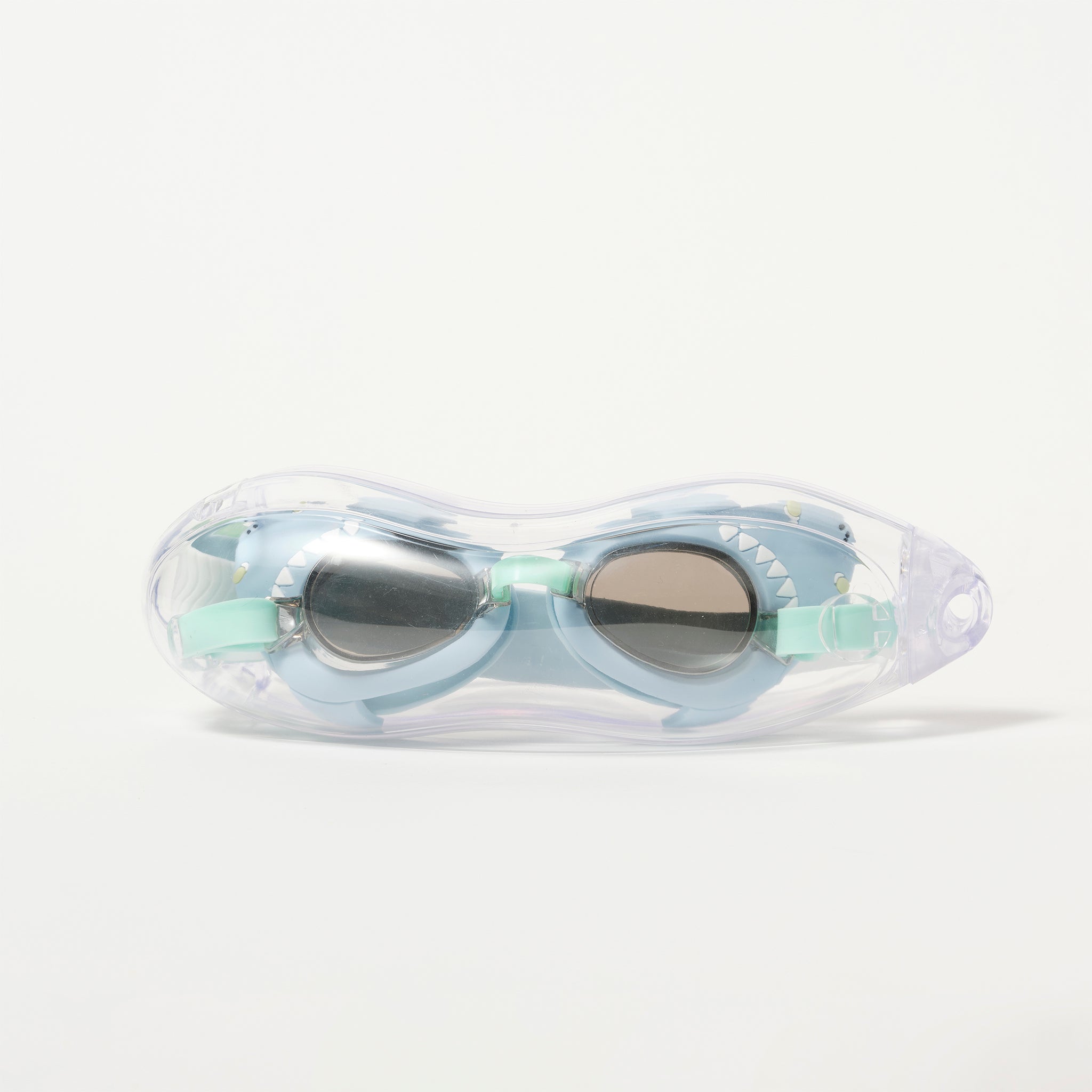 Mini Swim Goggles | Salty the Shark Aqua