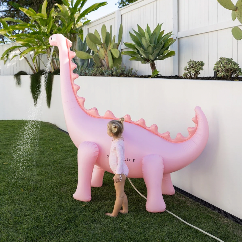 Dino Giant Sprinkler - Pink - SUNNYLiFE US