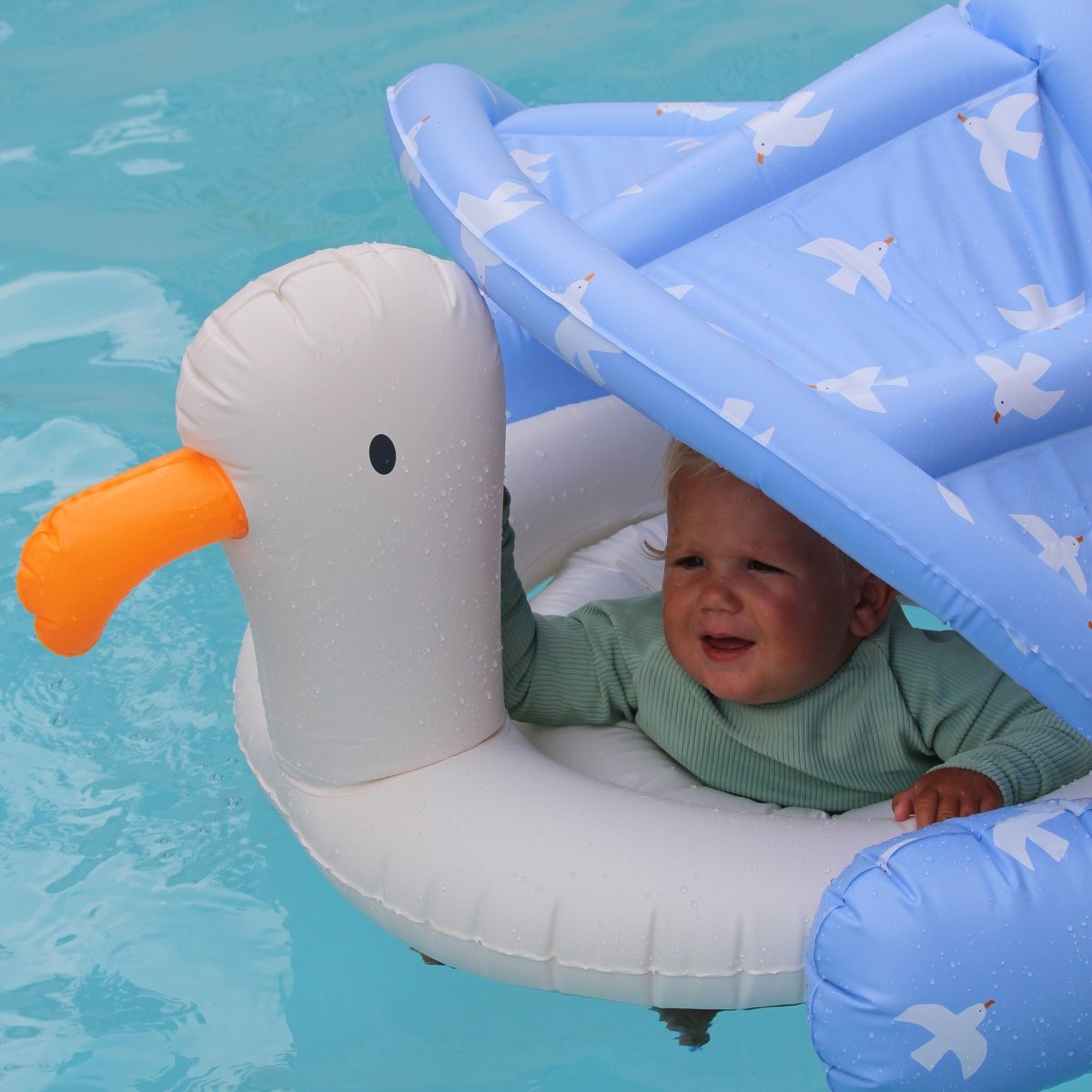 Baby Pool Float With Shade | SUNNYLiFE