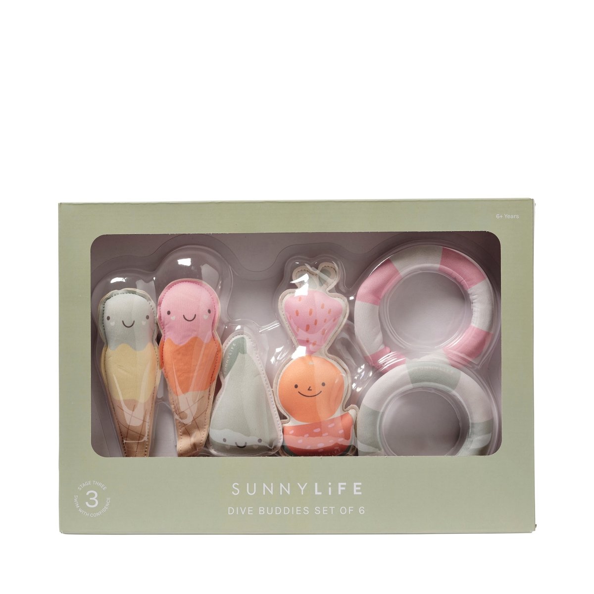 Dive Buddies 6 - Cotton Candy - SUNNYLiFE US