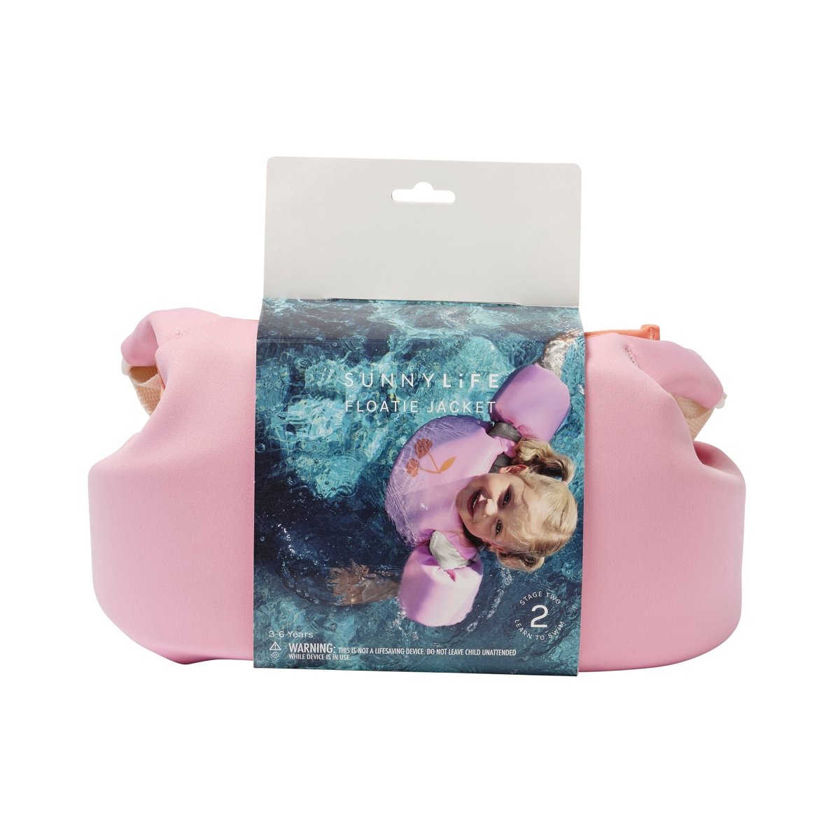 Floatie Jacket 3 - 6 - Cotton Candy - SUNNYLiFE US
