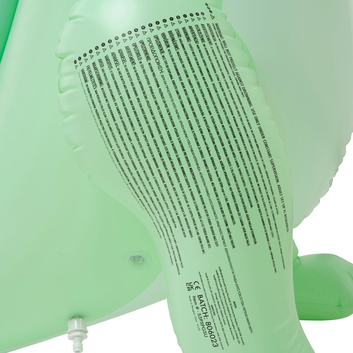 Inflatable Giant Sprinkler - Surfing Dino - SUNNYLiFE US