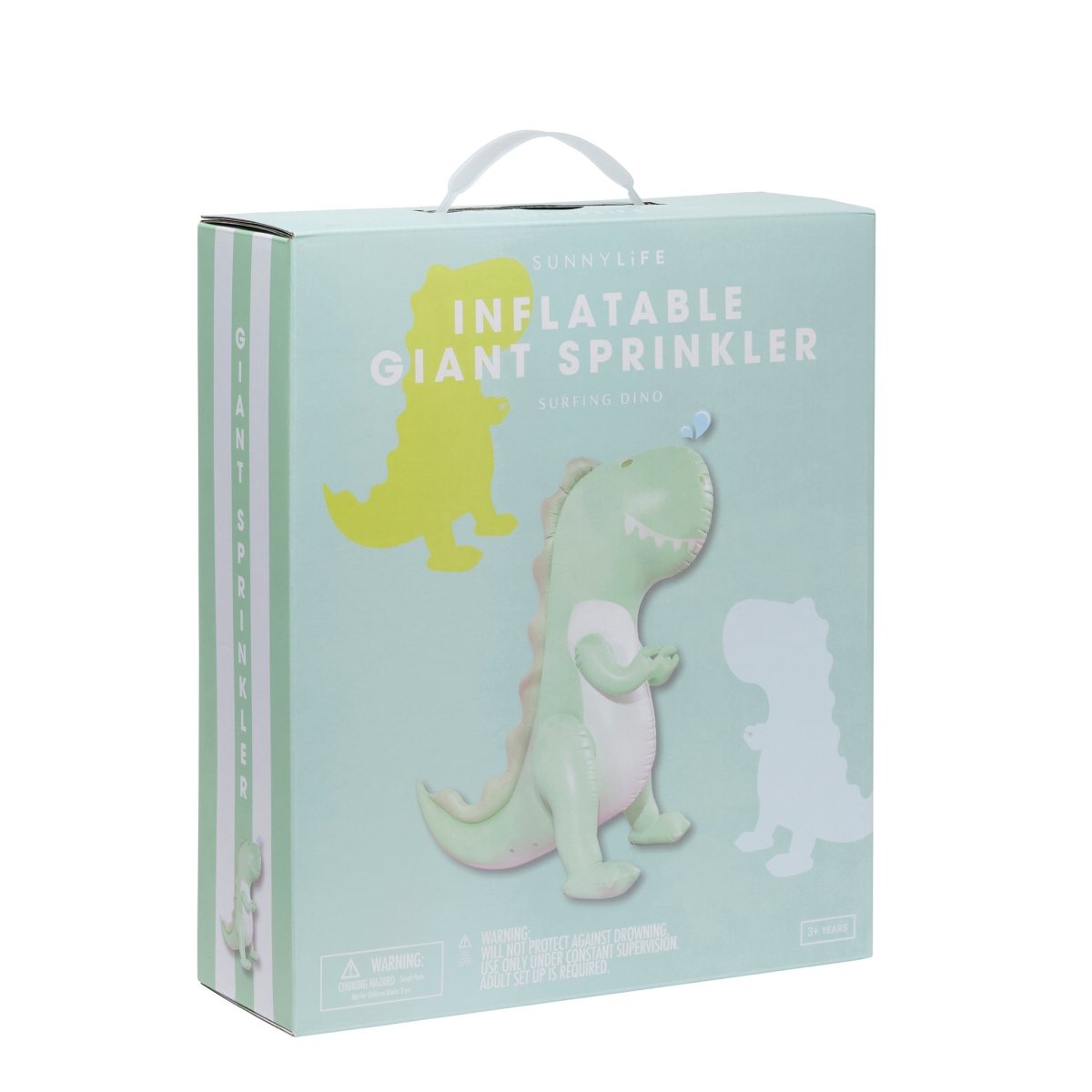 Inflatable Giant Sprinkler - Surfing Dino - SUNNYLiFE US