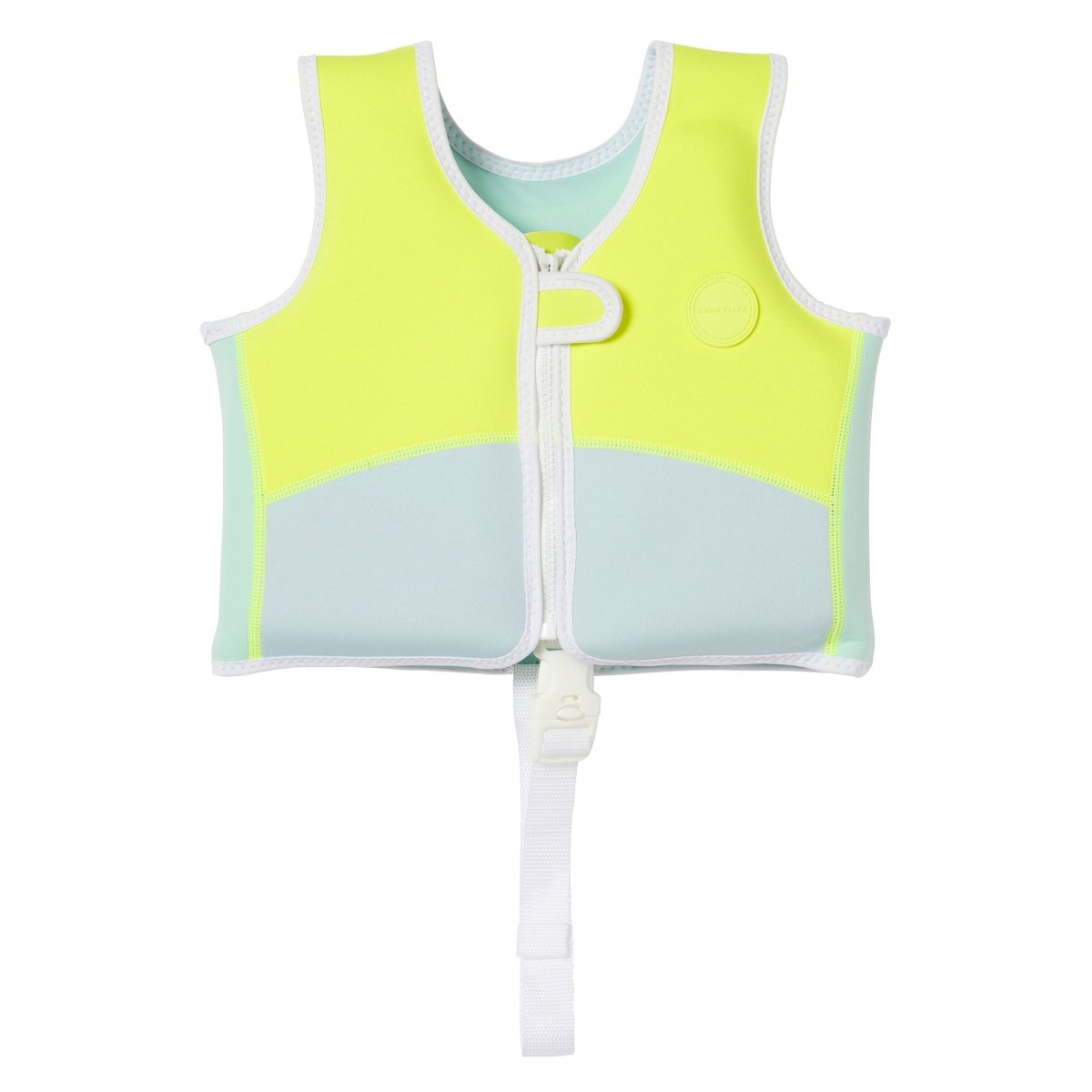 Swim Vest 1 2 Salty Shark Neon