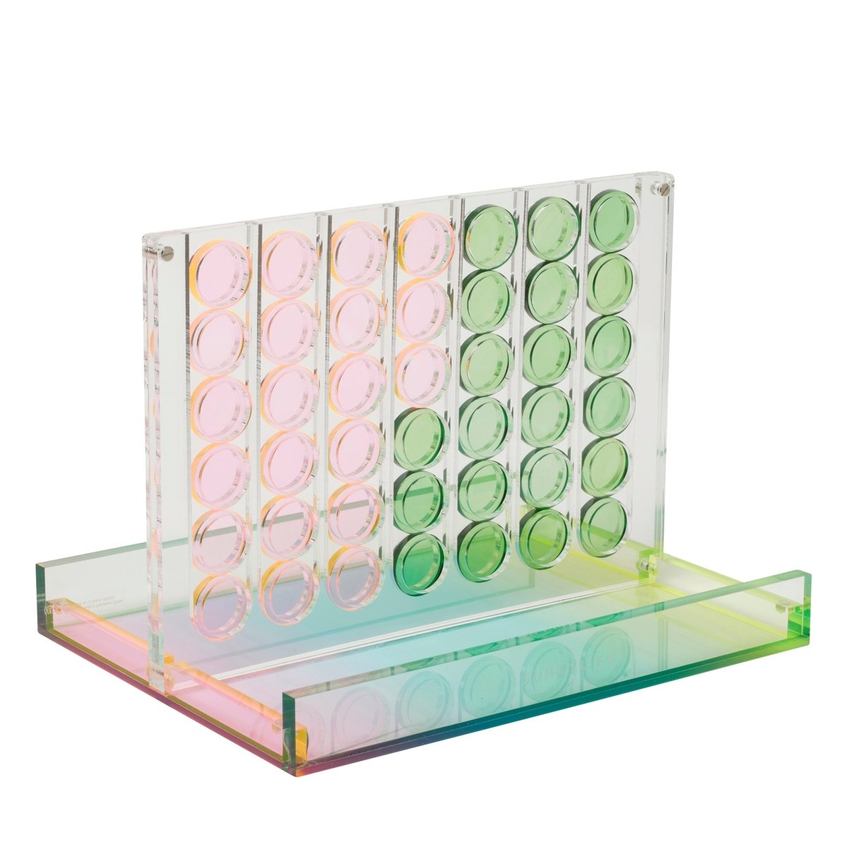 Lucite 4 Row Ombre