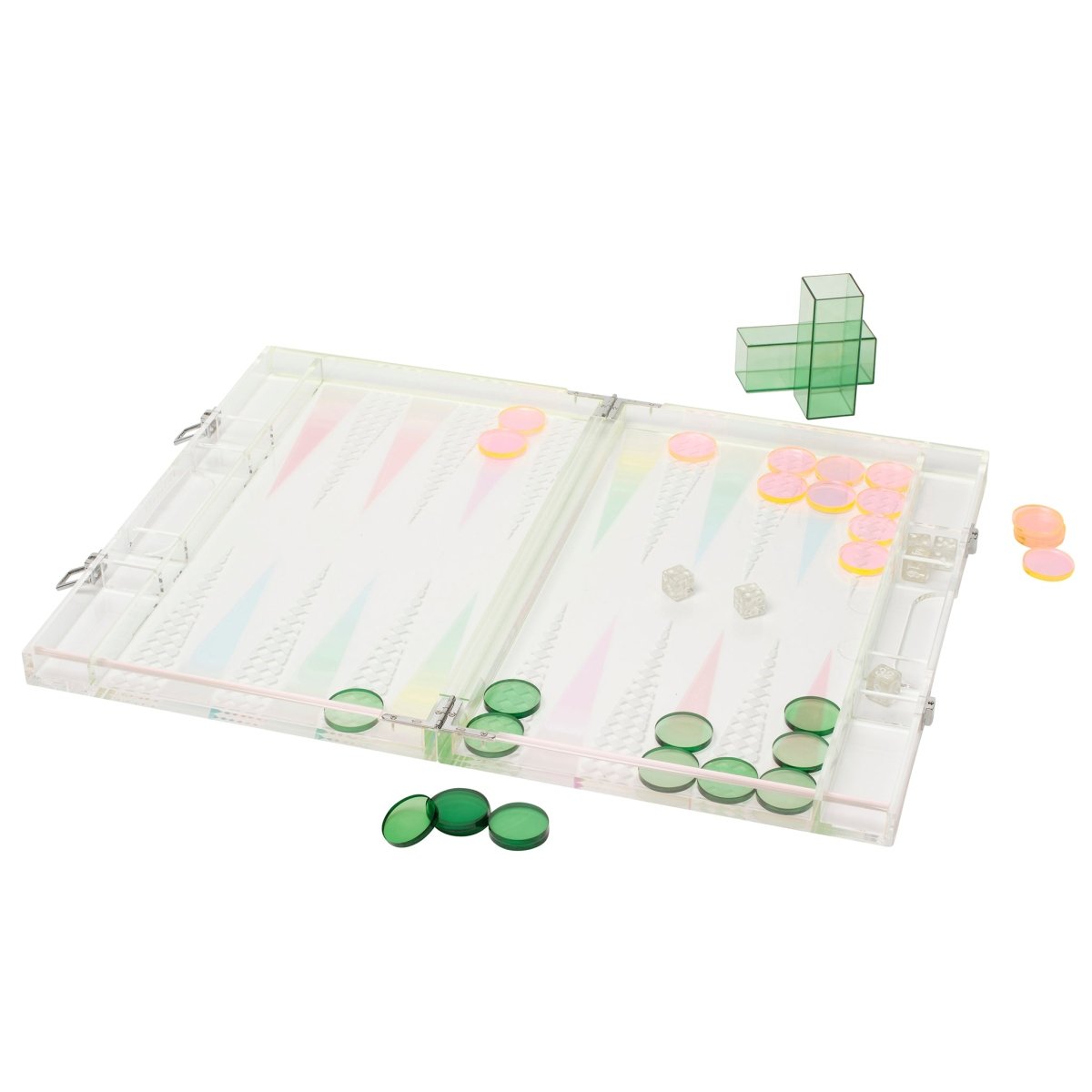 Lucite Backgammon Ombre