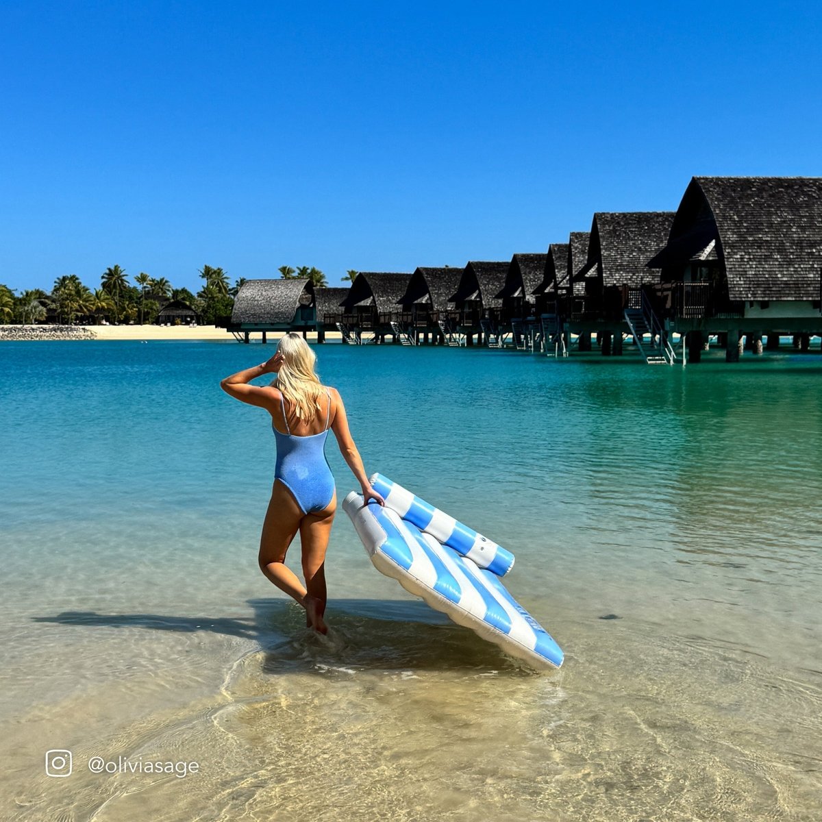 Luxe Lilo - Blue - SUNNYLiFE US