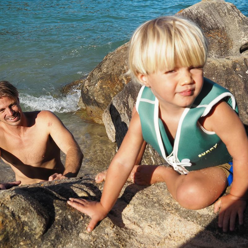 Kids Swim Vest 1-2 - Into the Jungle Green