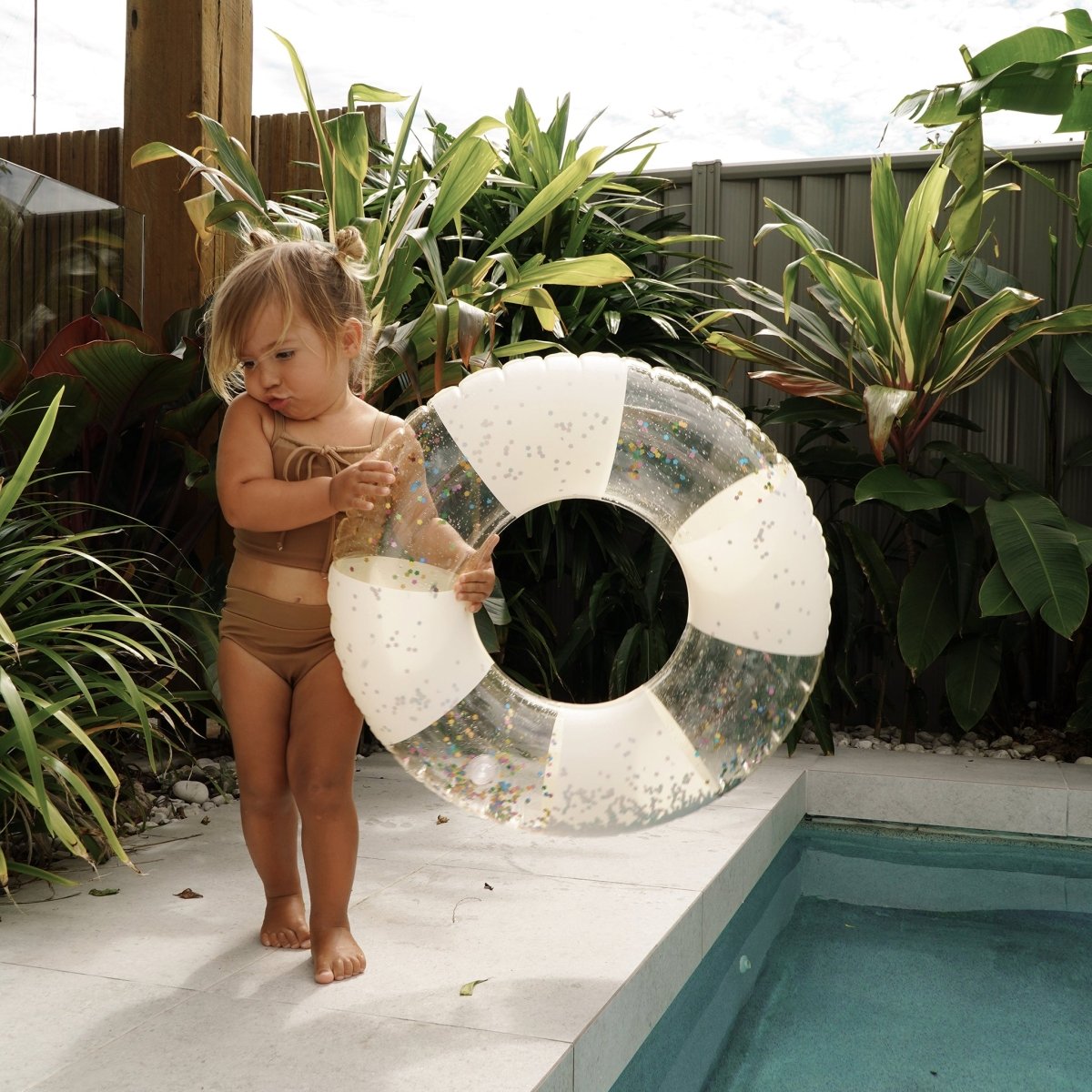 Mini Tube Pool Ring - Cotton Candy - SUNNYLiFE US