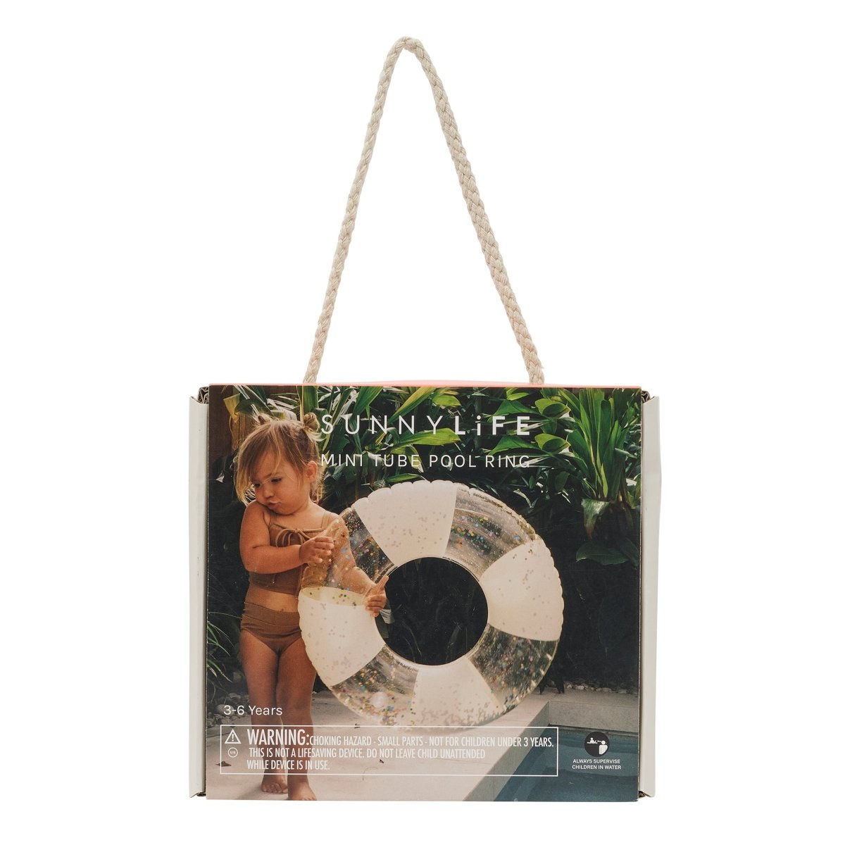 Mini Tube Pool Ring - Cotton Candy - SUNNYLiFE US