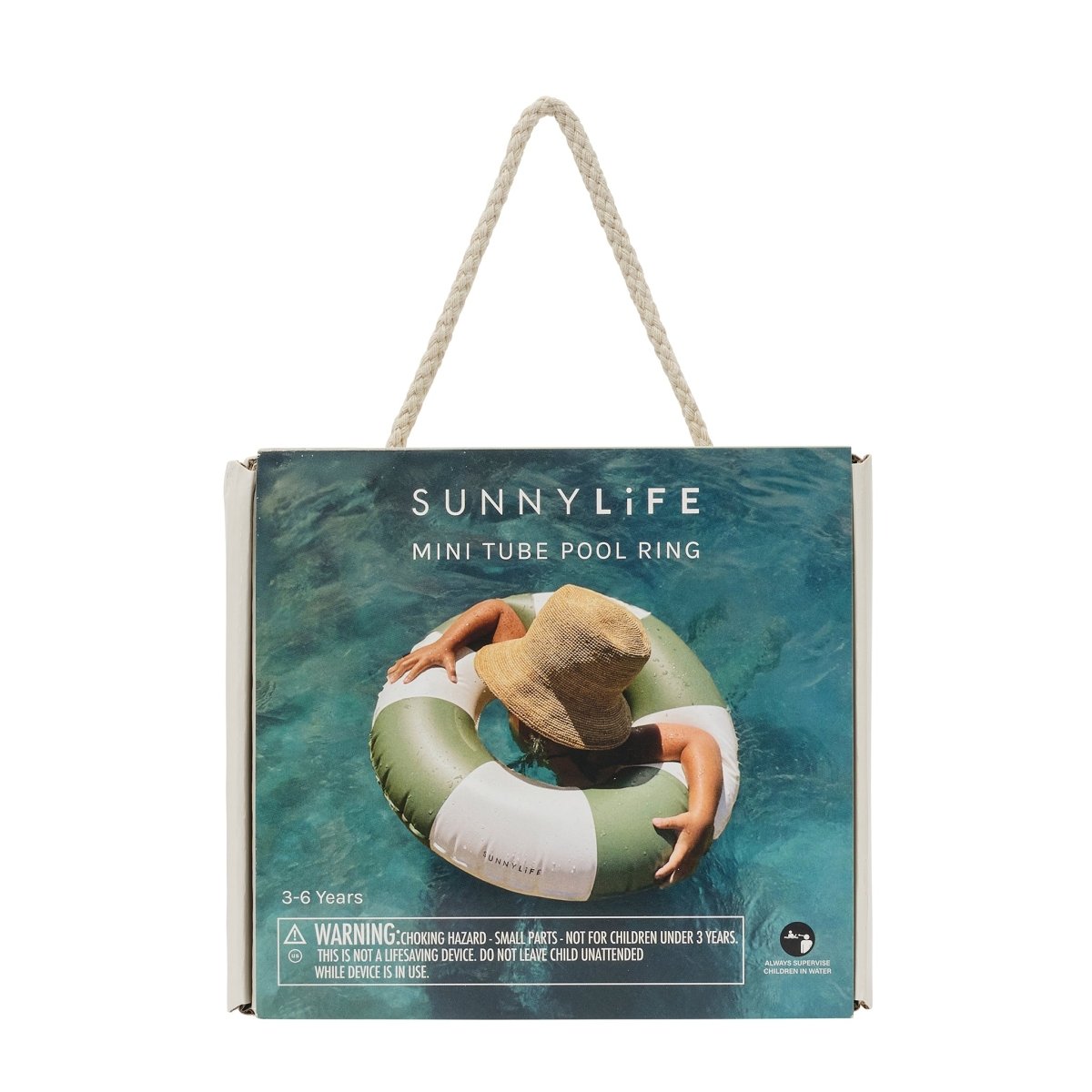 Mini Tube Pool Ring - Olive - SUNNYLiFE US