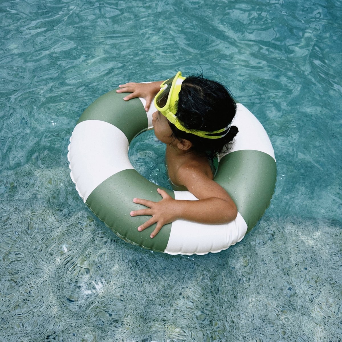 Mini Tube Pool Ring - Olive - SUNNYLiFE US
