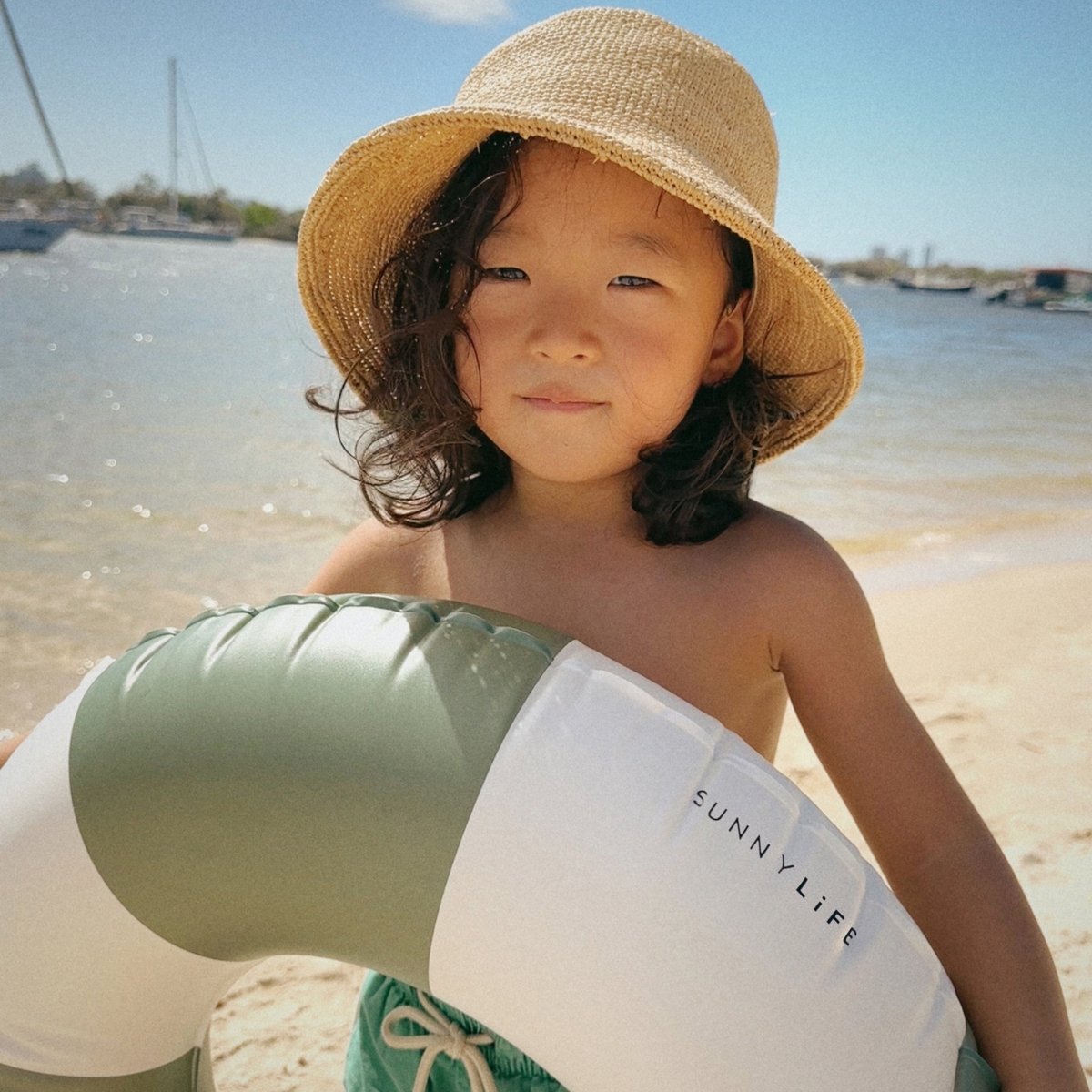 Mini Tube Pool Ring - Olive - SUNNYLiFE US