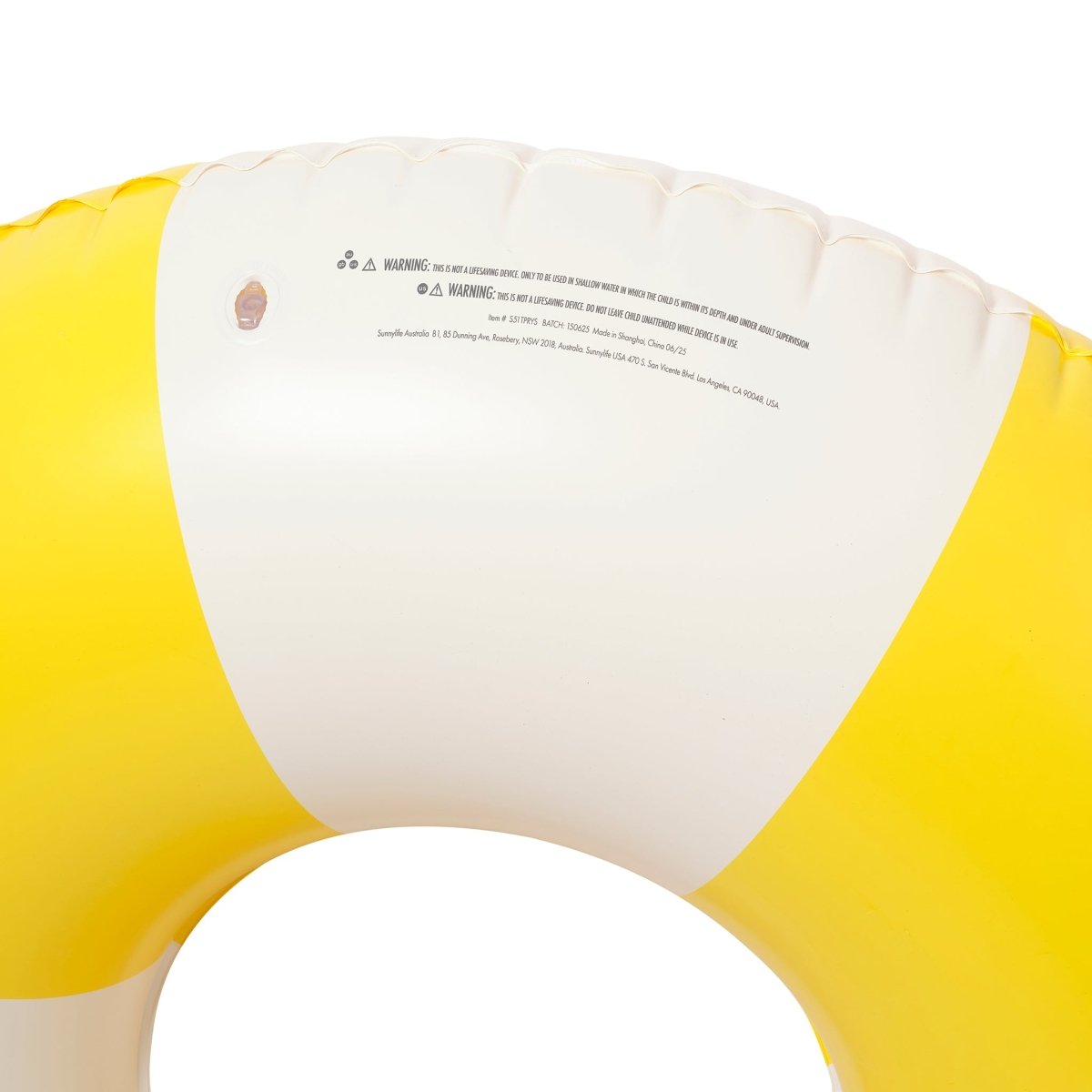 Pool Ring - Sunshine Yellow - SUNNYLiFE US