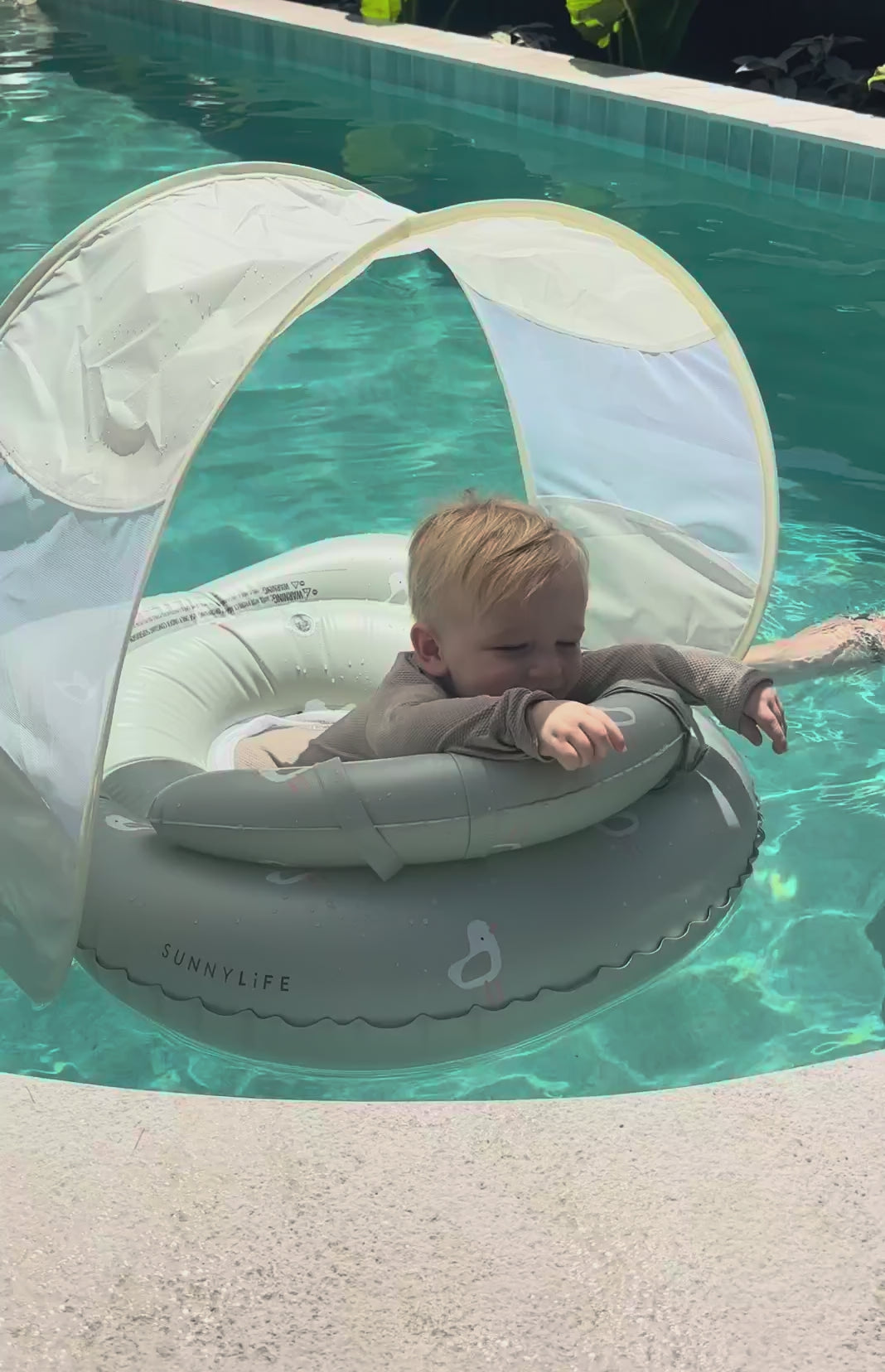 Baby Pool Float With Shade | SUNNYLiFE