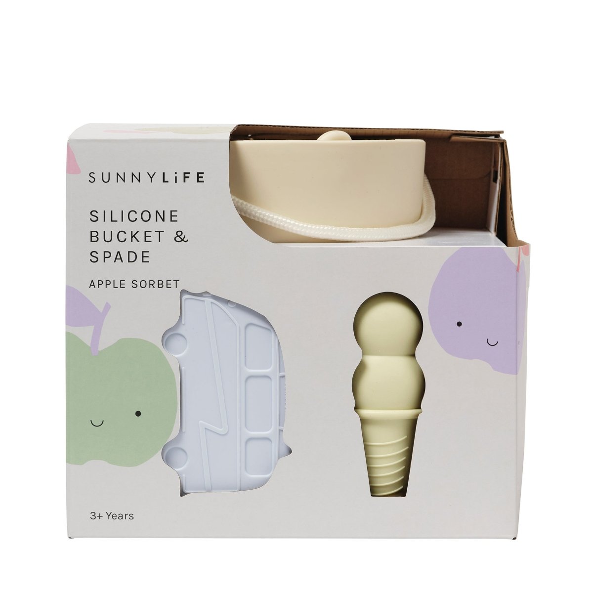 Silicone Bucket & Spade Set - Apple Sorbet - SUNNYLiFE US