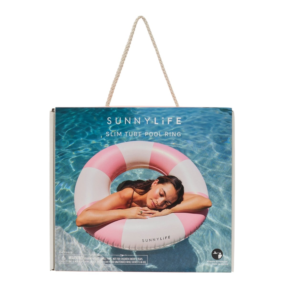 Slim Tube Pool Ring - Blush - SUNNYLiFE US