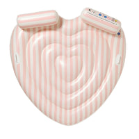 Twin Heart Lie-On Float - Stole My Heart Pink