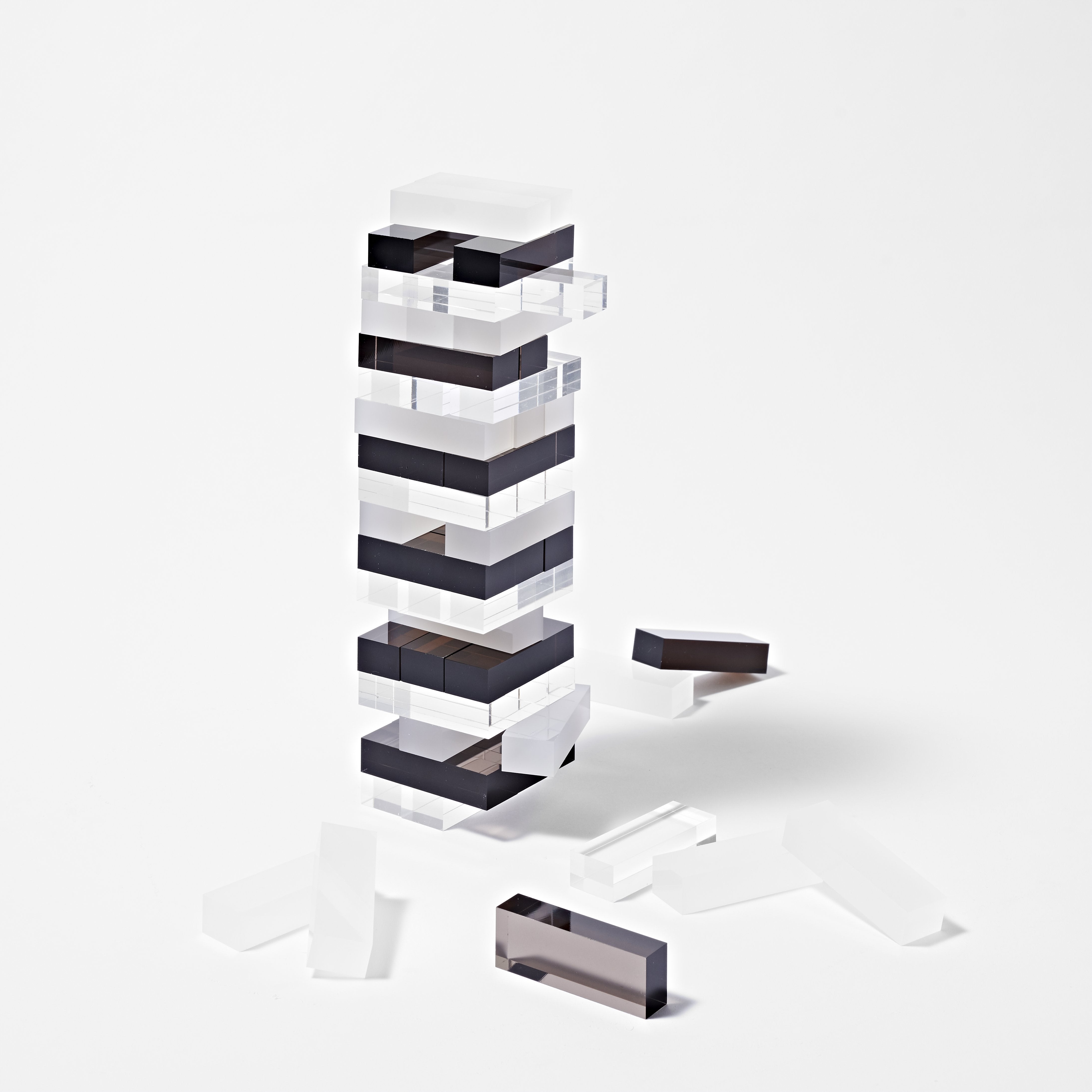 Lucite Jumbling Tower | Limited Edition Whiskey Noir