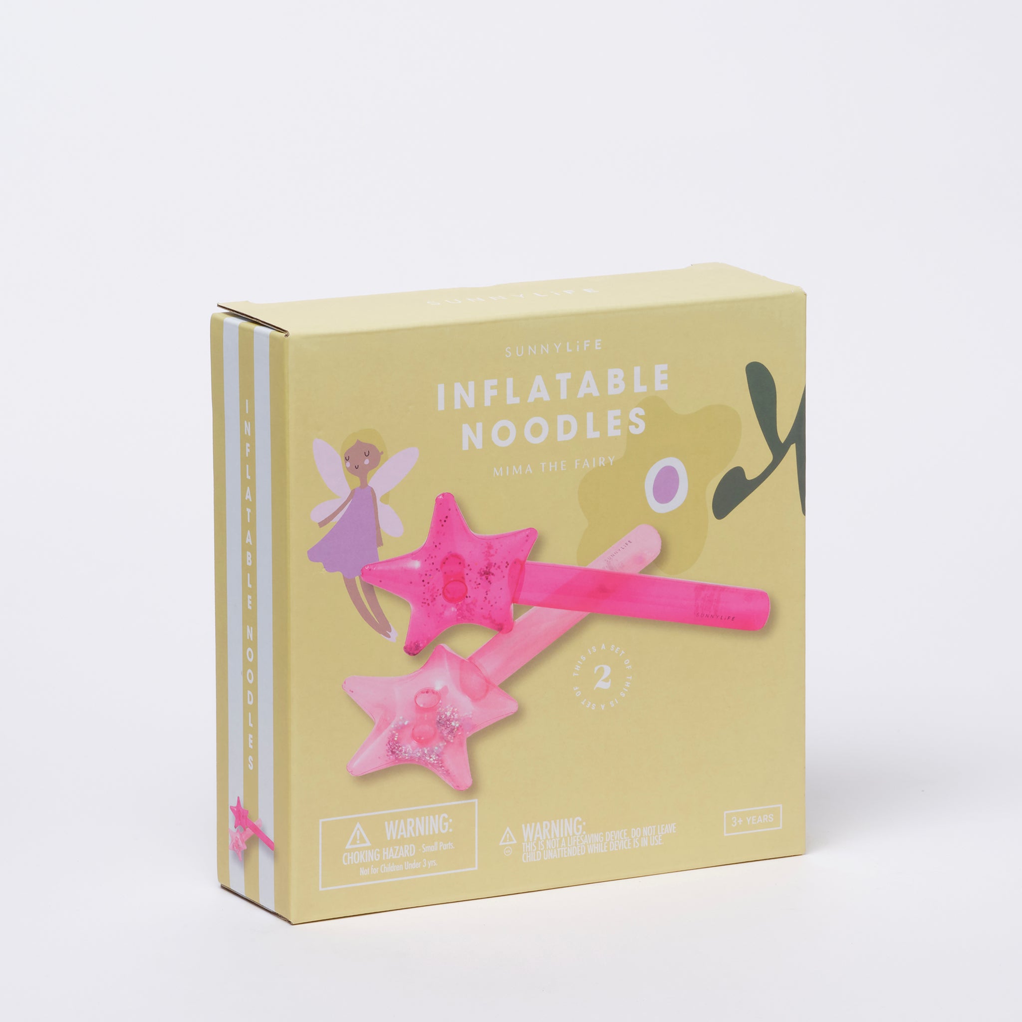 SUNNYLiFE | Kids Inflatable Noodle | Mima the Fairy Pink Lemonade