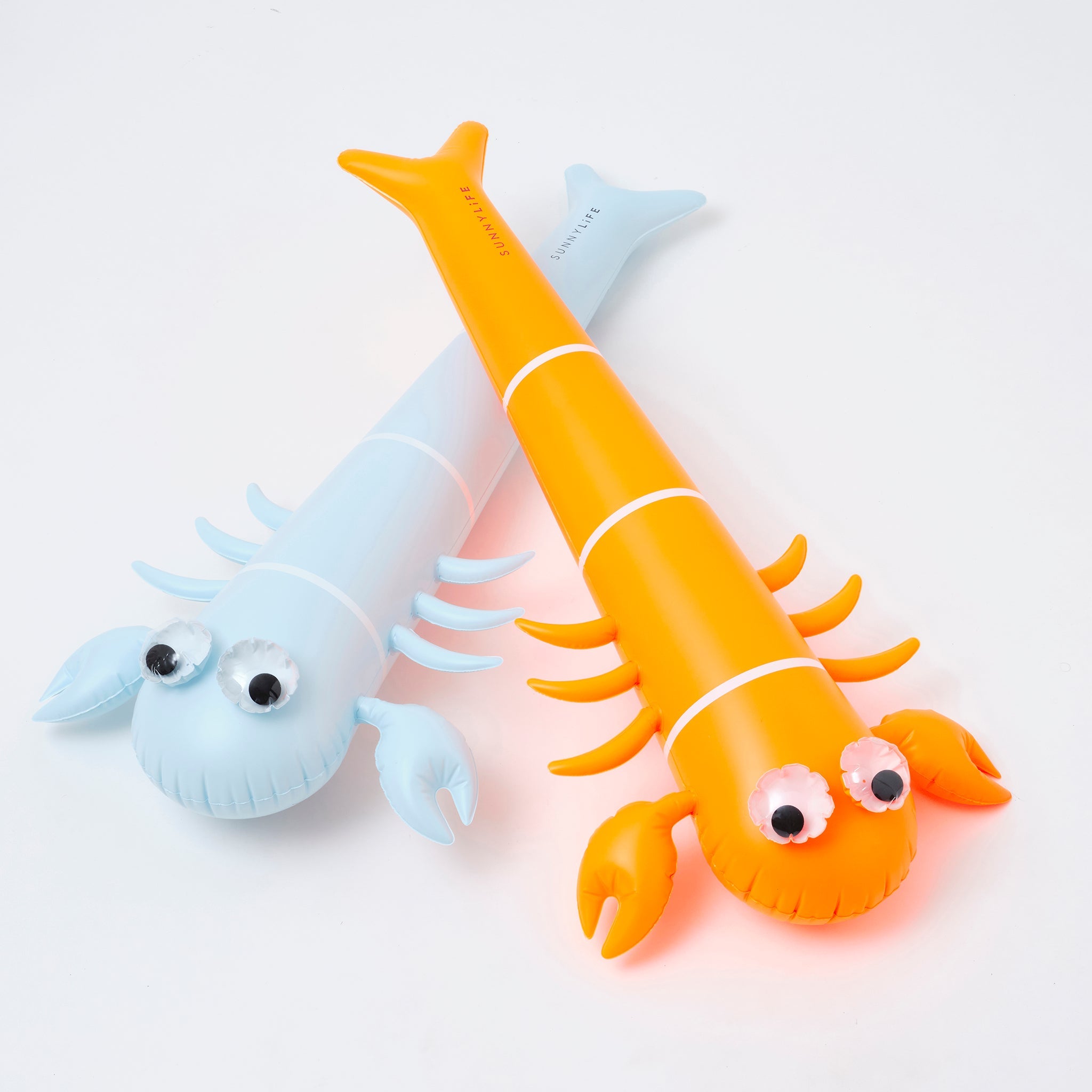 SUNNYLiFE | Kids Inflatable Noodle | Sonny the Sea Creature Neon Orange