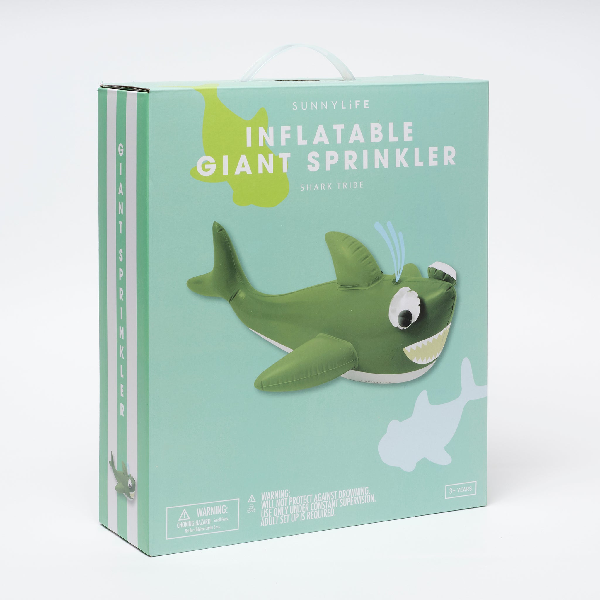 SUNNYLiFE | Inflatable Giant Sprinkler | Shark Tribe Khaki