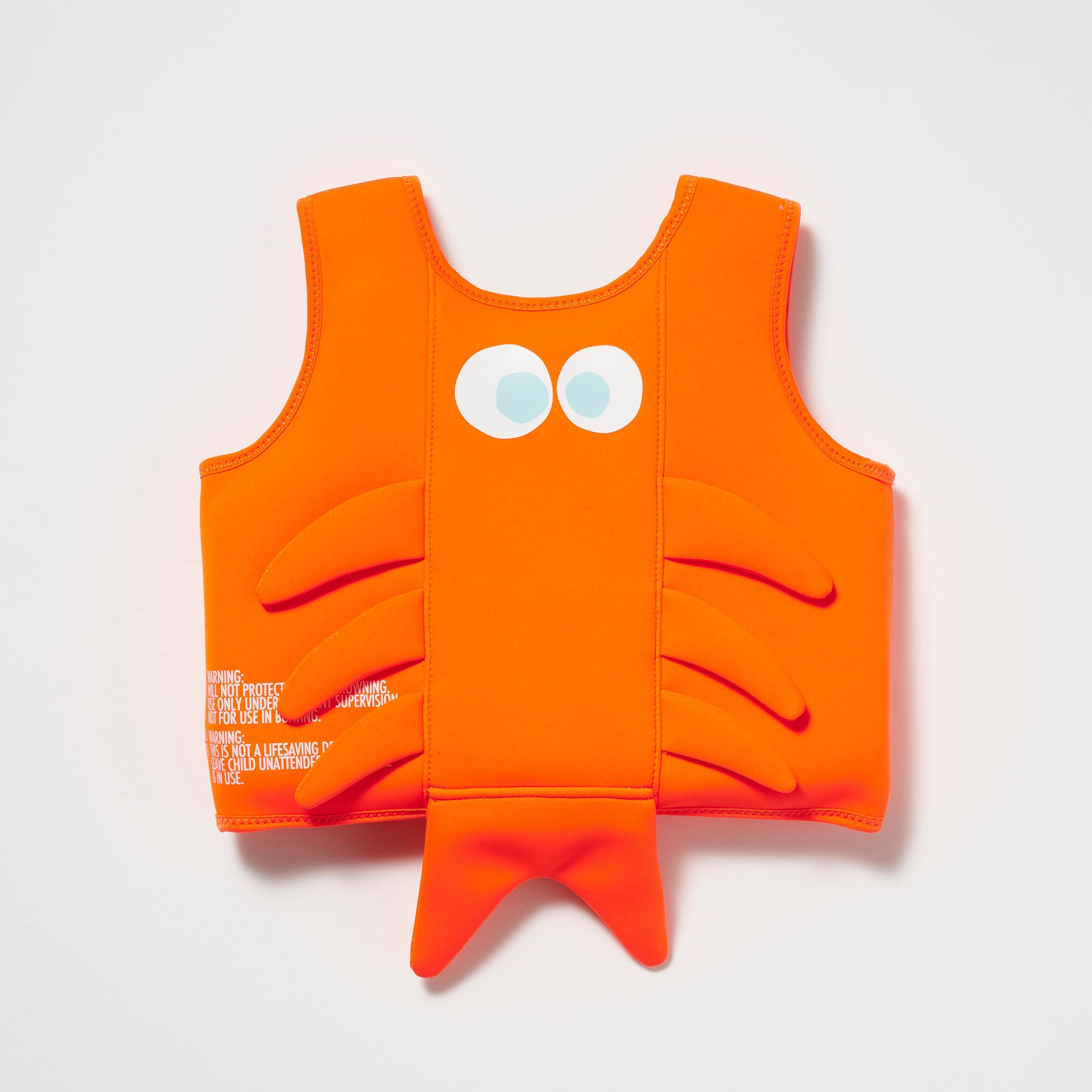 SUNNYLiFE | Swim Vest 3-6 | Sonny the Sea Creature Neon Orange