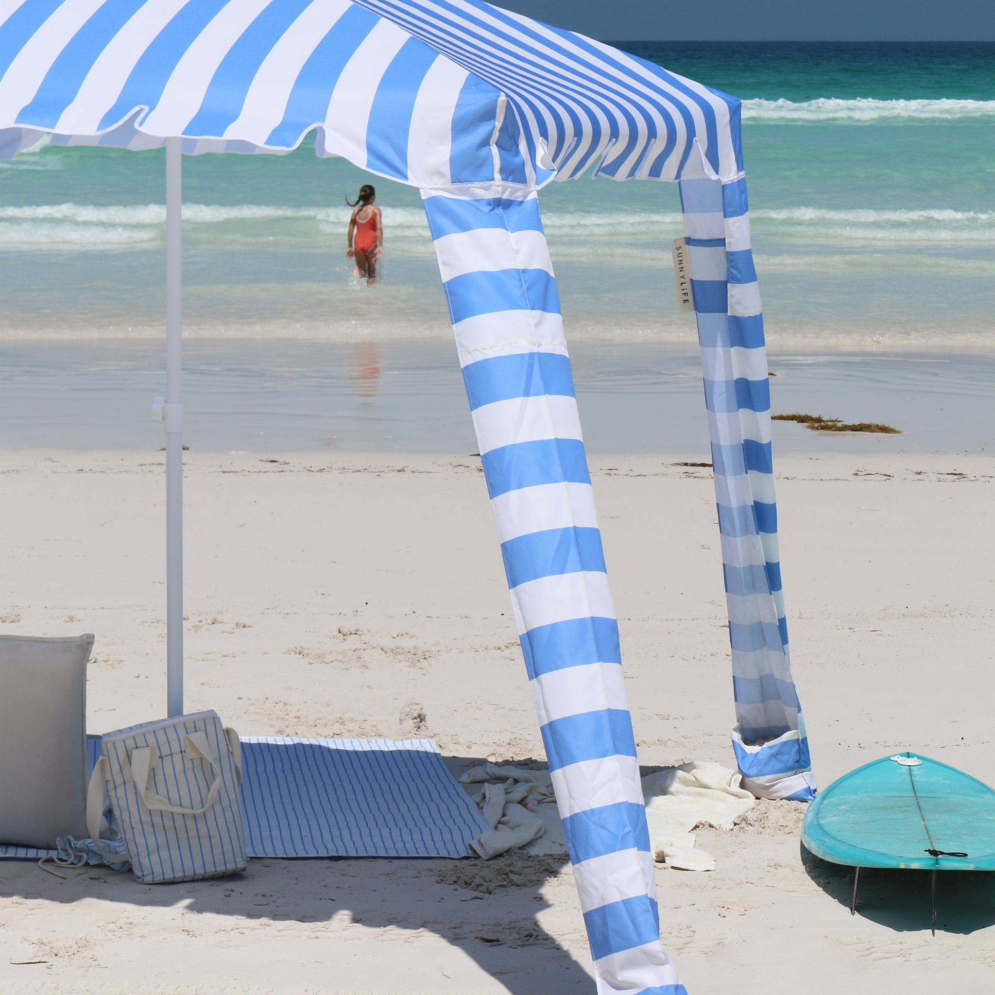 Coperta Da Picnic Cocoon Impermeabile - 160x120 Cm, 8000 Mm Colonnina D'Acqua, Blu Notte, 145 G - Foto 11