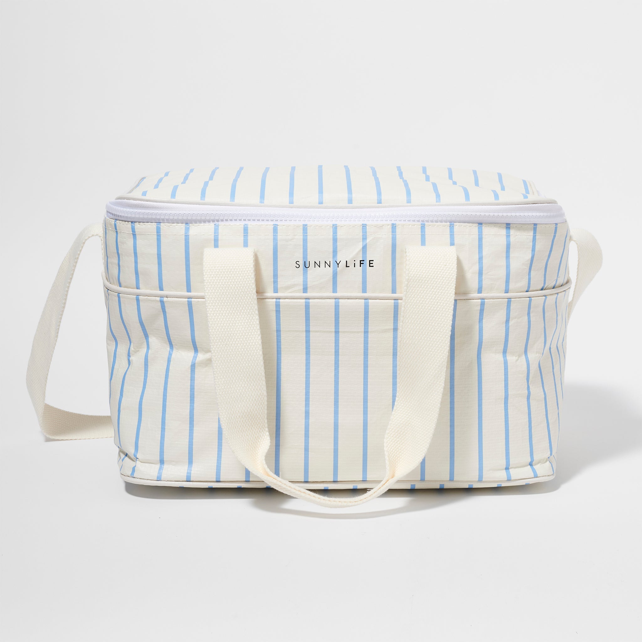 Cooler Bag | Le Weekend Mid Blue-Cream