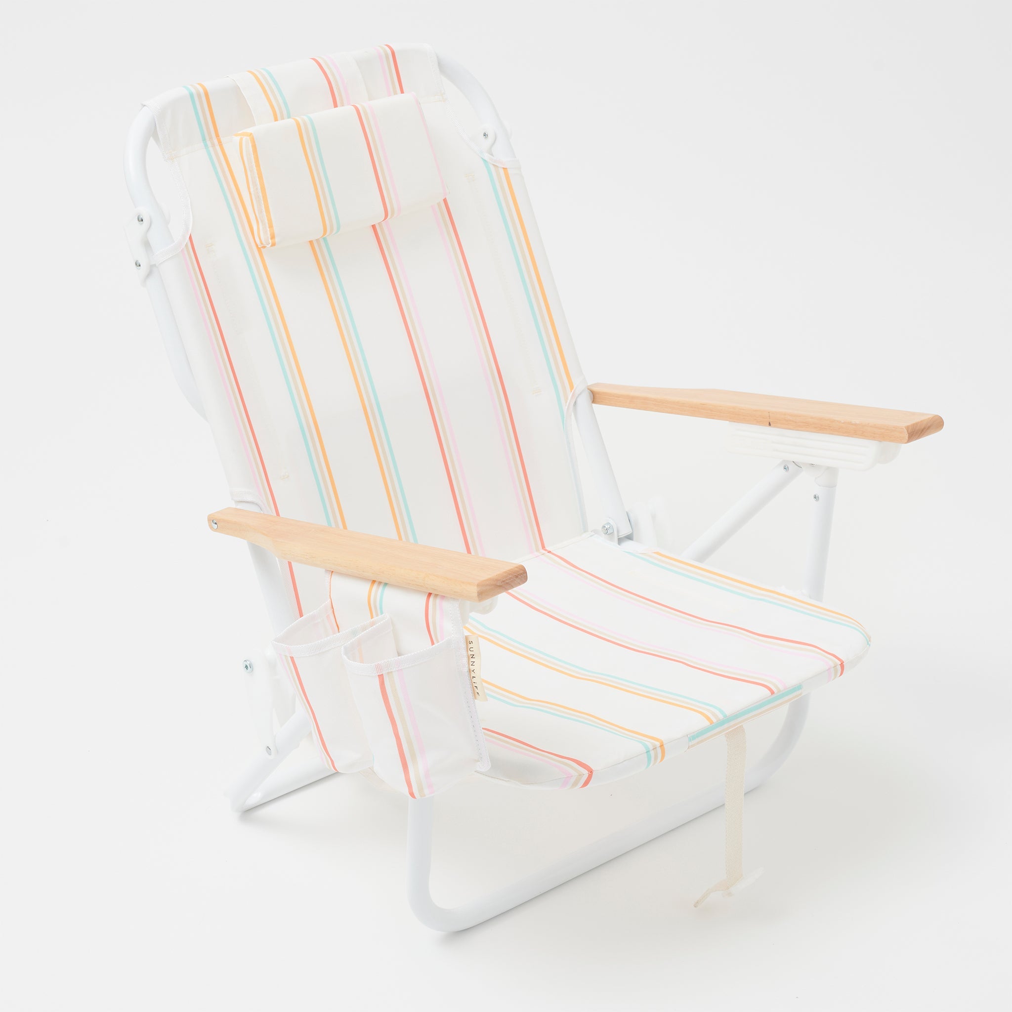 Luxe Beach Chair | Rio Sun Multi Stripe