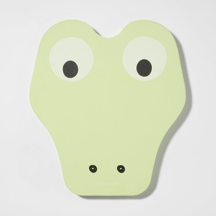 Kids Kickboard | Cookie the Croc Light Khaki