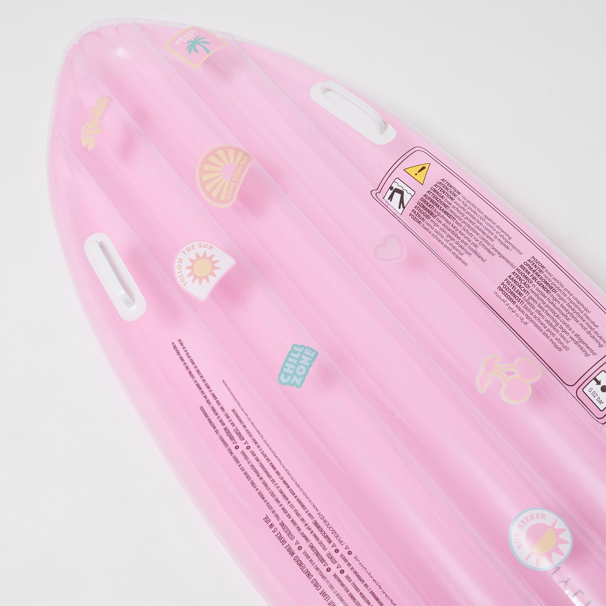 Kids Surfboard Float | Summer Sherbet Bubblegum Pink